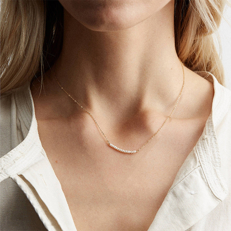Elegant Freshwater Pearl Strand Necklace