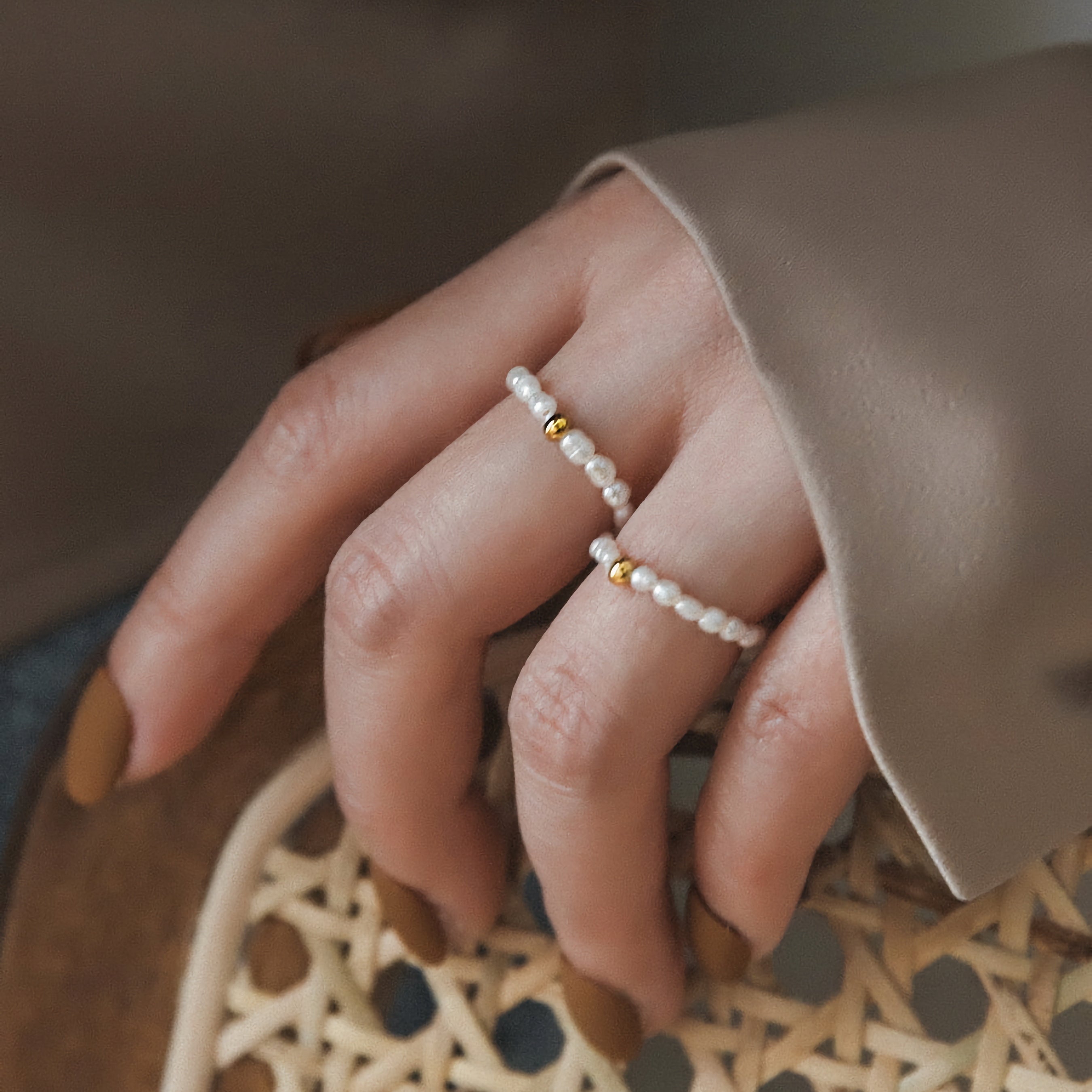 Luminous Pearl Ring