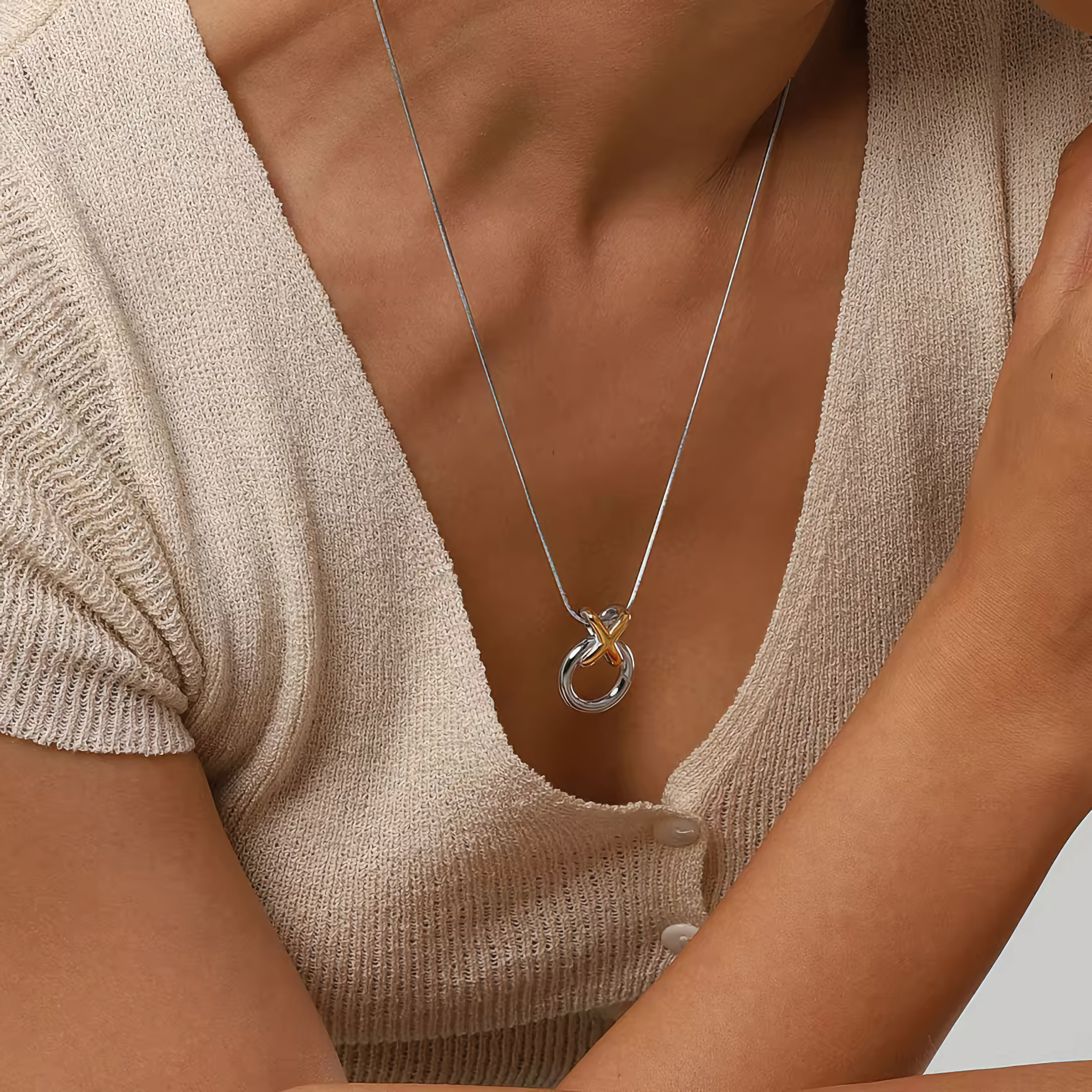 Mirabelle Knotted Chain Necklace