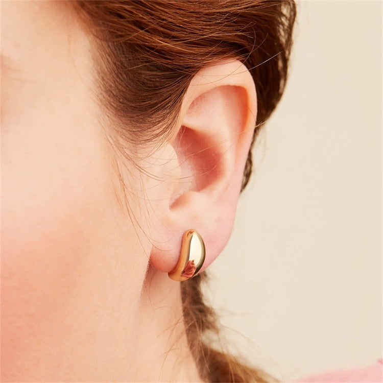 Celeste Timeless Gold Hoops