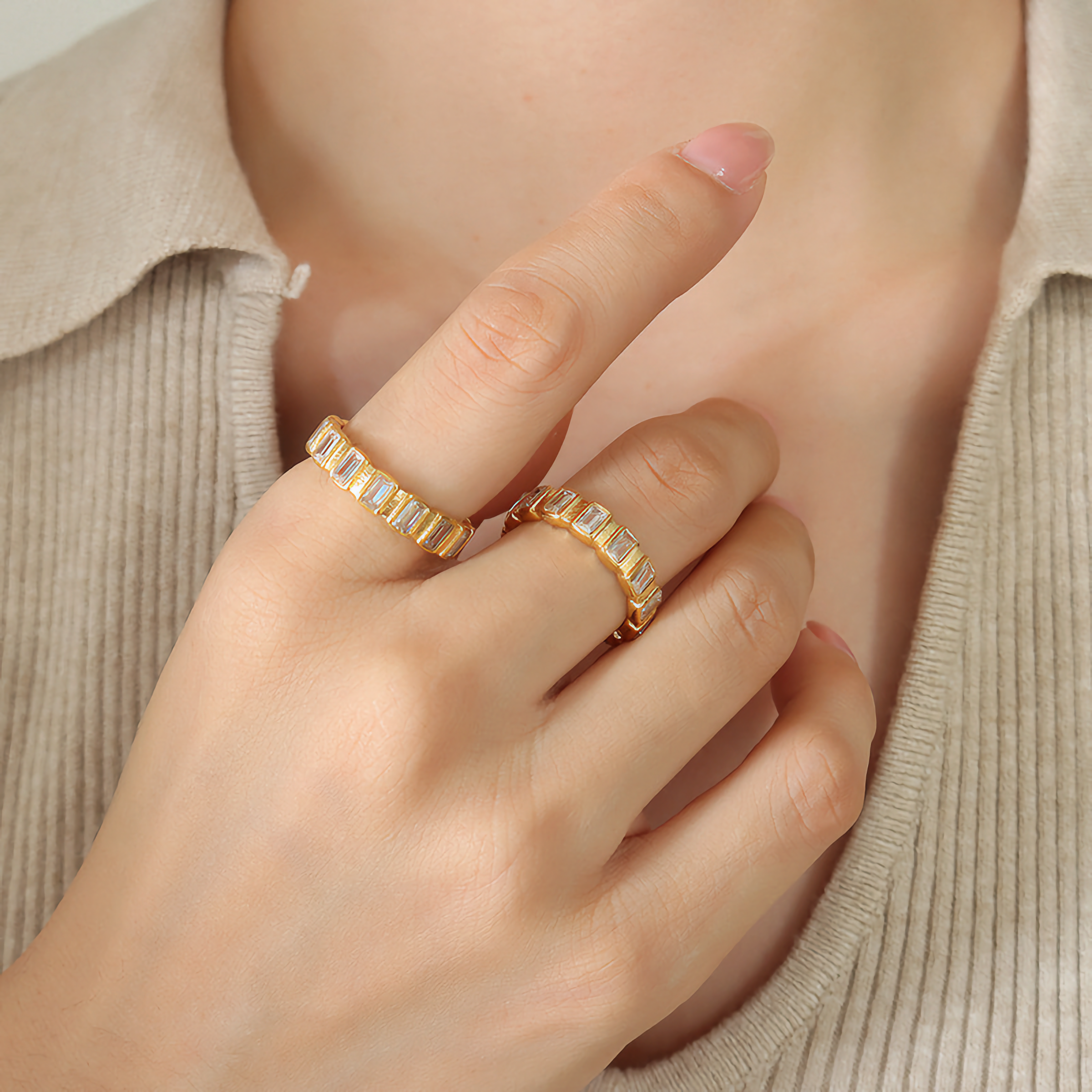 Radiant Calla Gold Ring