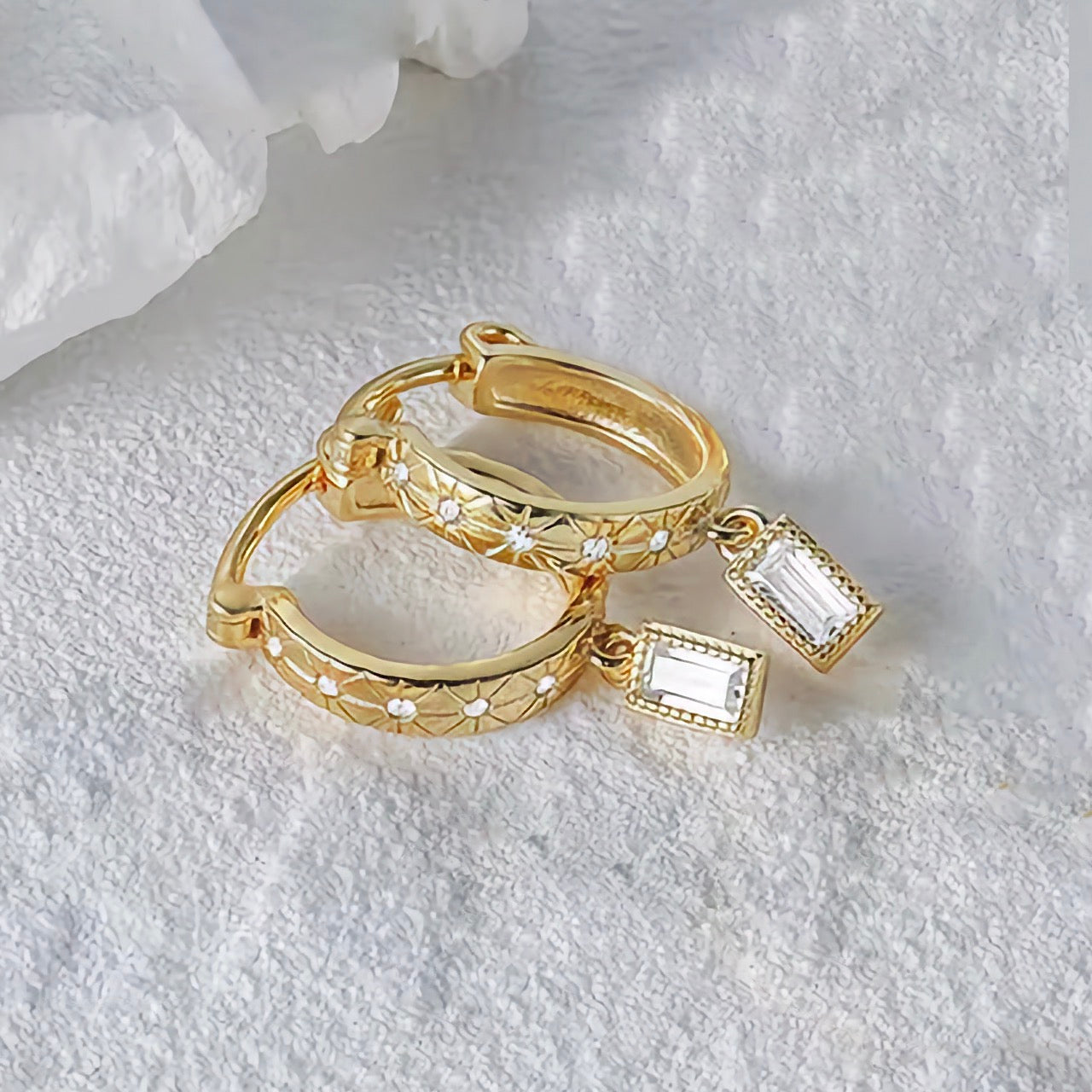 Cassidy Sparkle Hoops
