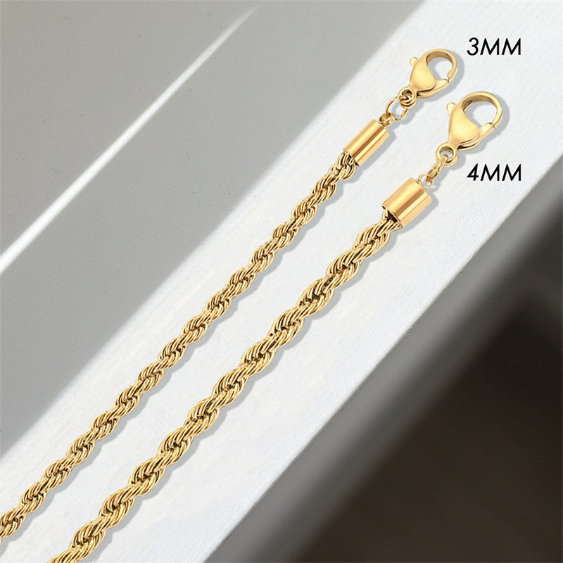 Elegance Rope Chain Bracelet