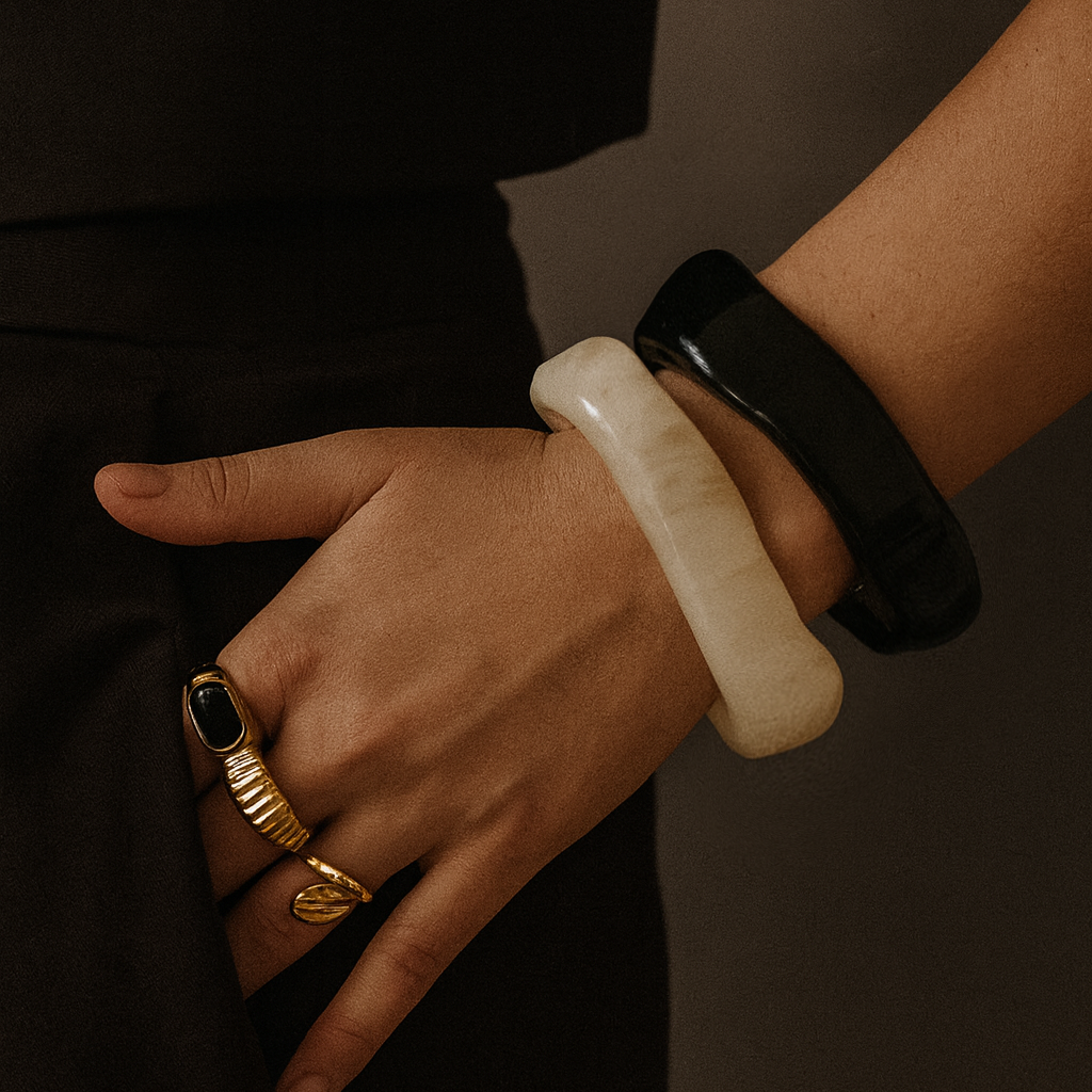 Radiant Acrylic Bangle