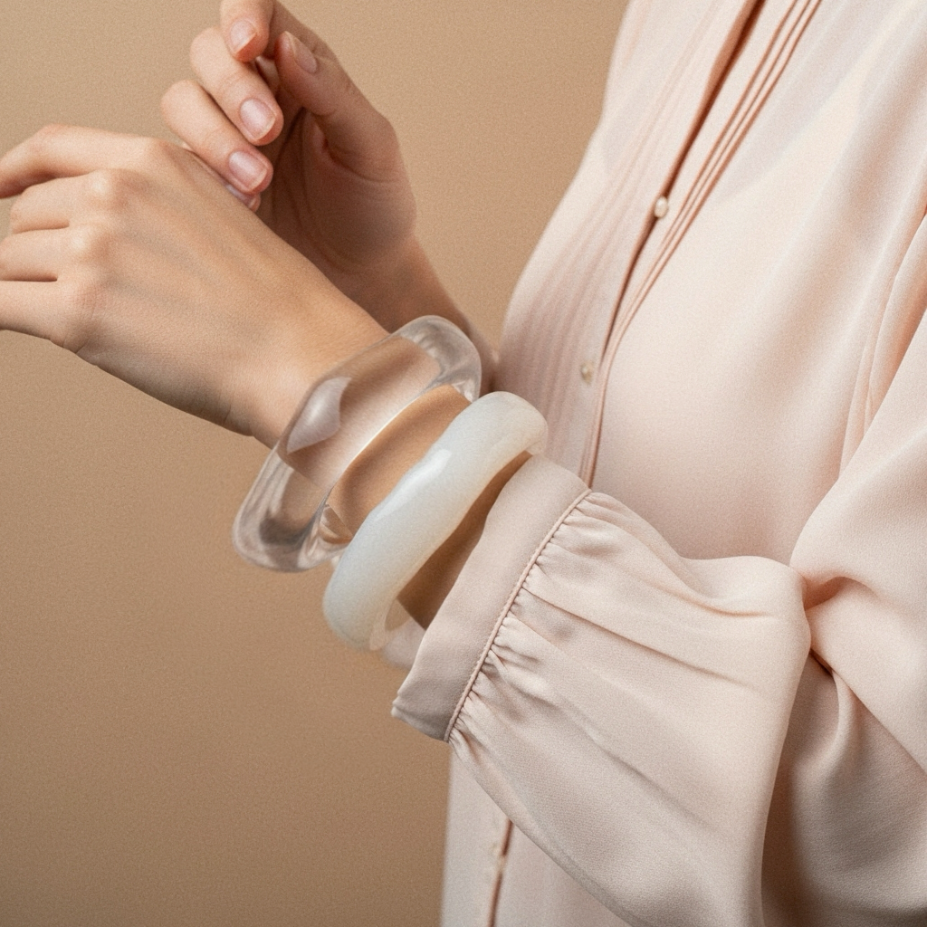 Radiant Acrylic Bangle