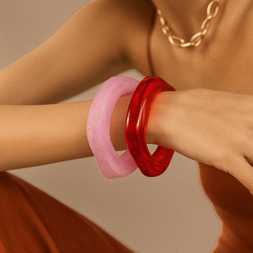 Radiant Acrylic Bangle