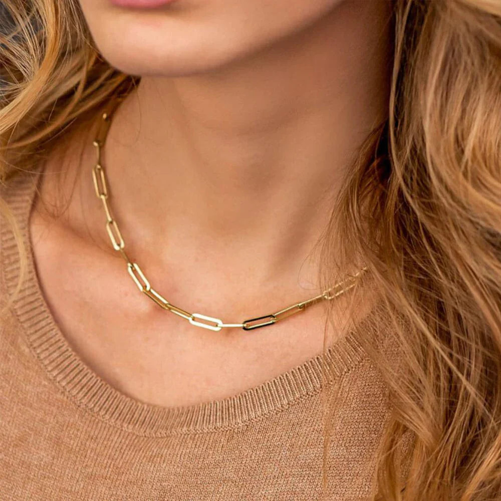 Radiant Gold Chain Necklace