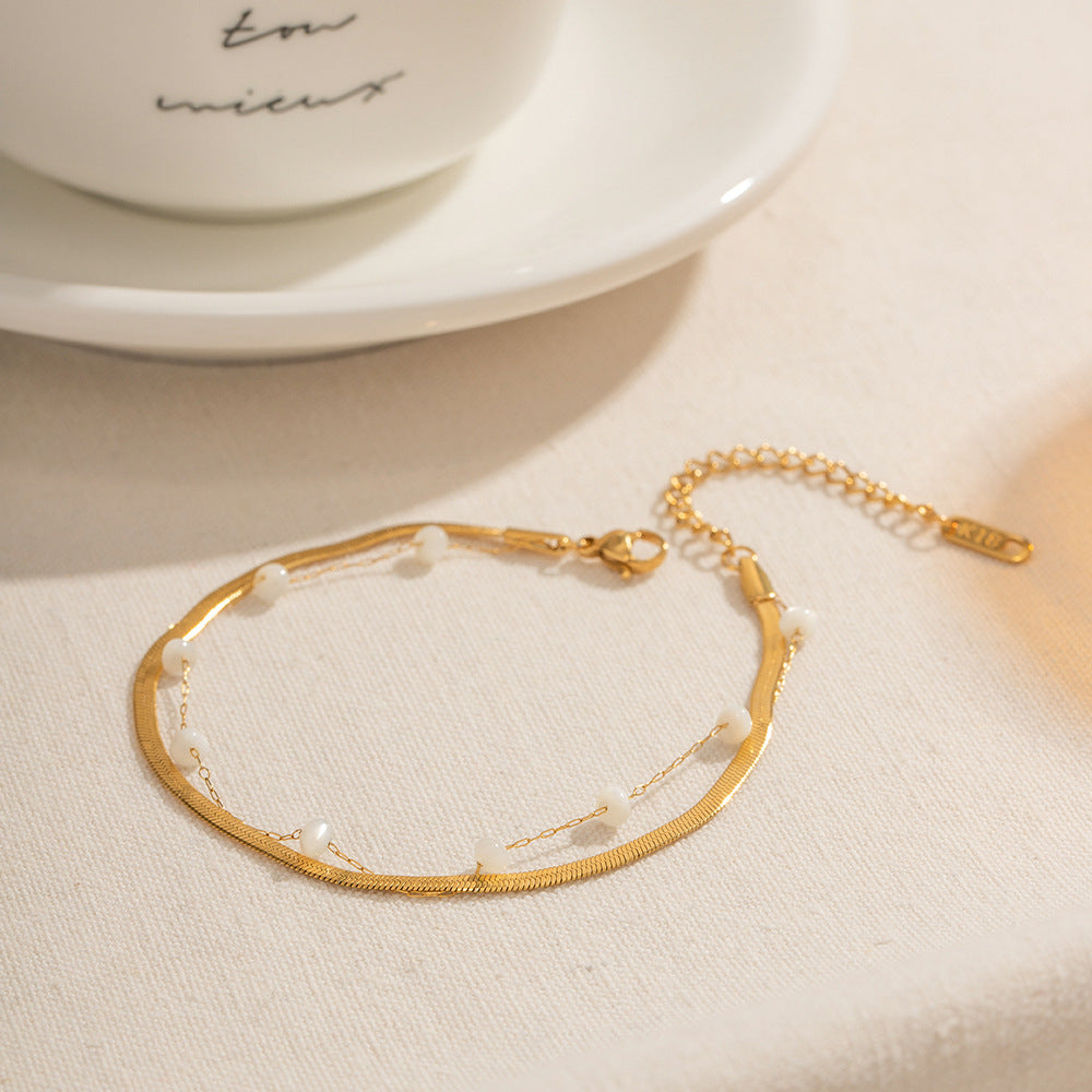 Pearla Pearl Anklet