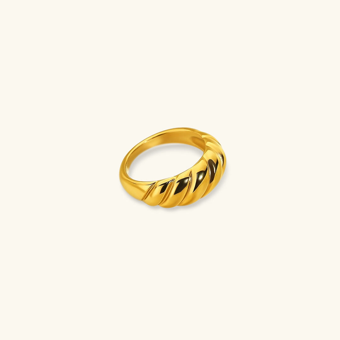Golden Crescent Ring
