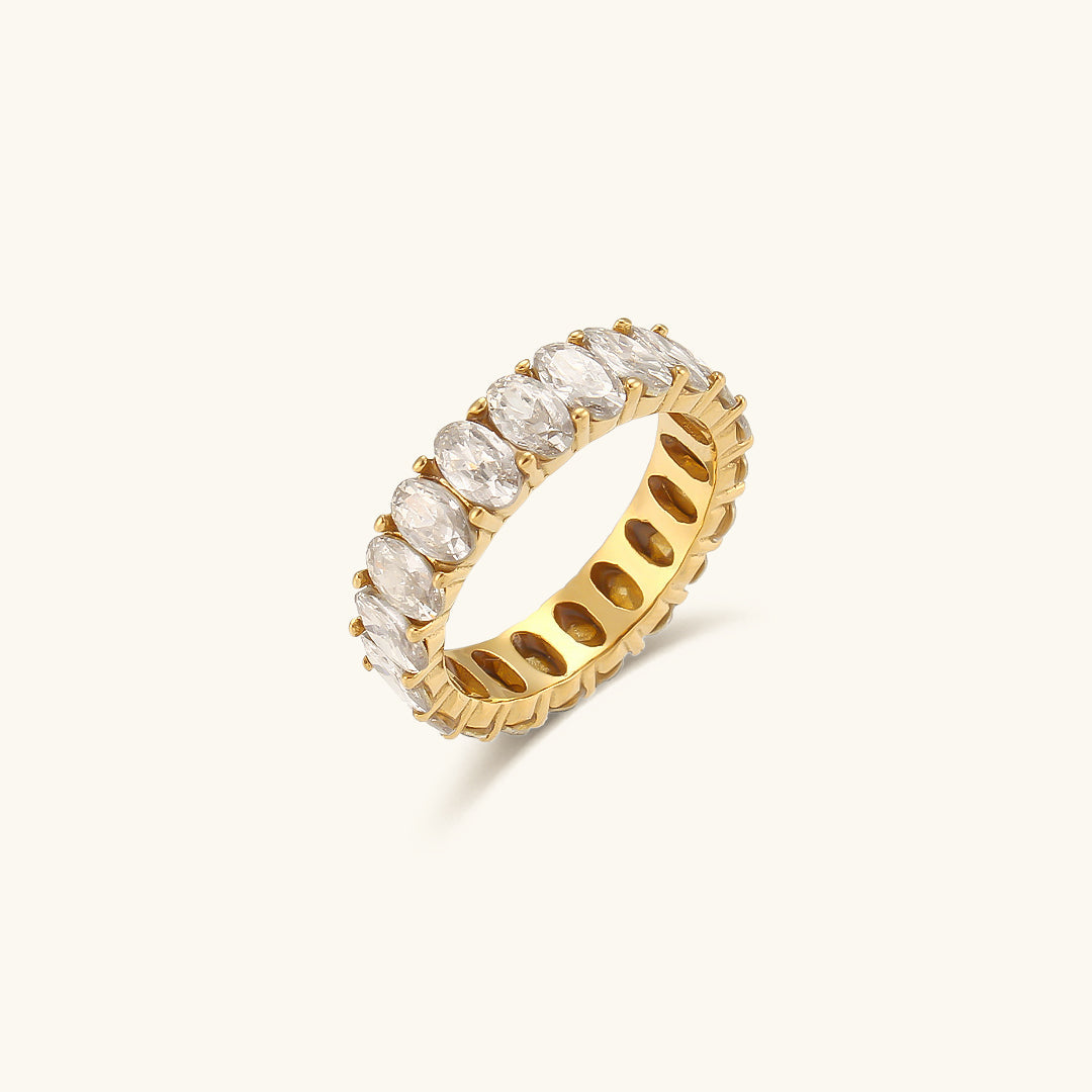 Antoinette Emerald Gold Ring