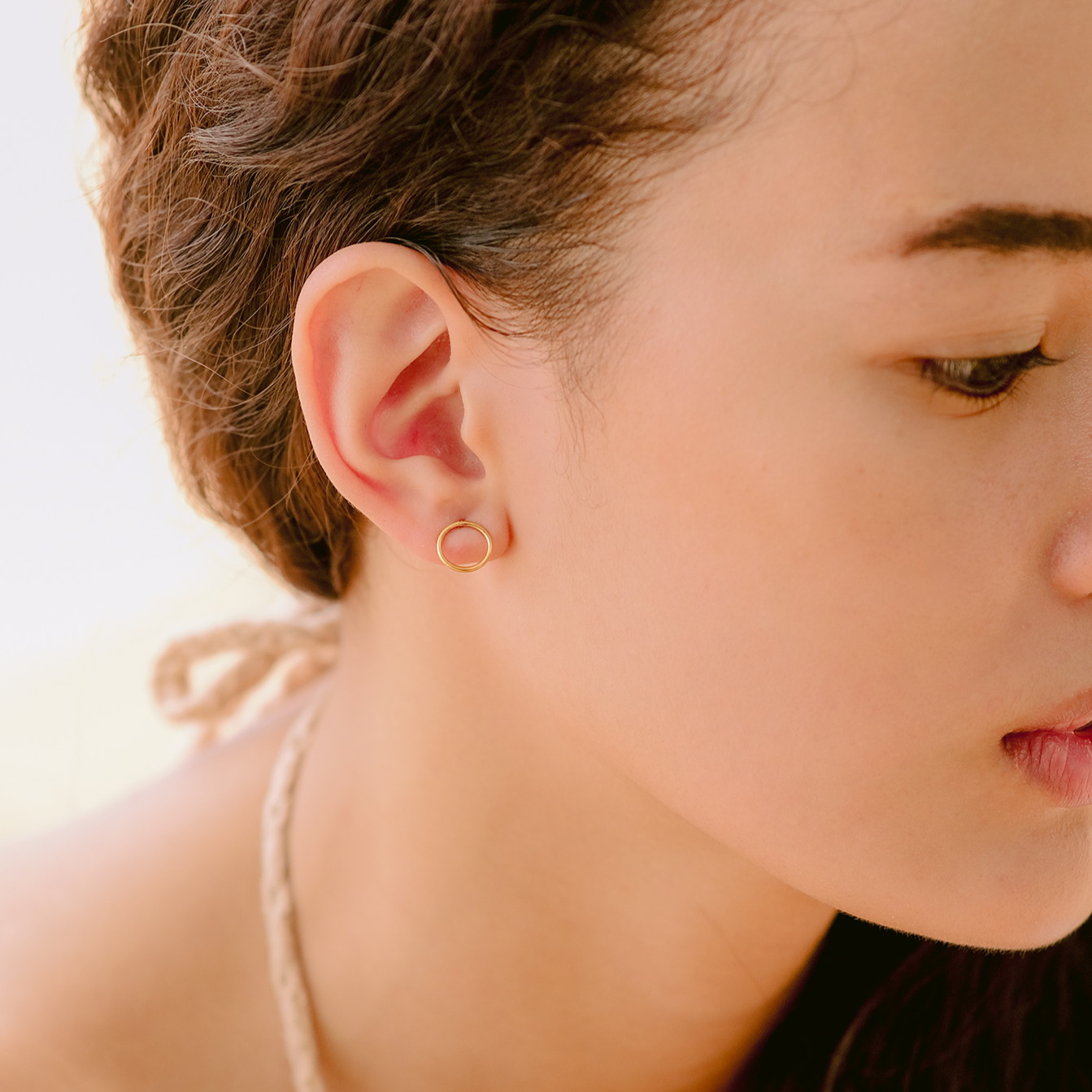 Celestial Radiance Gold Studs