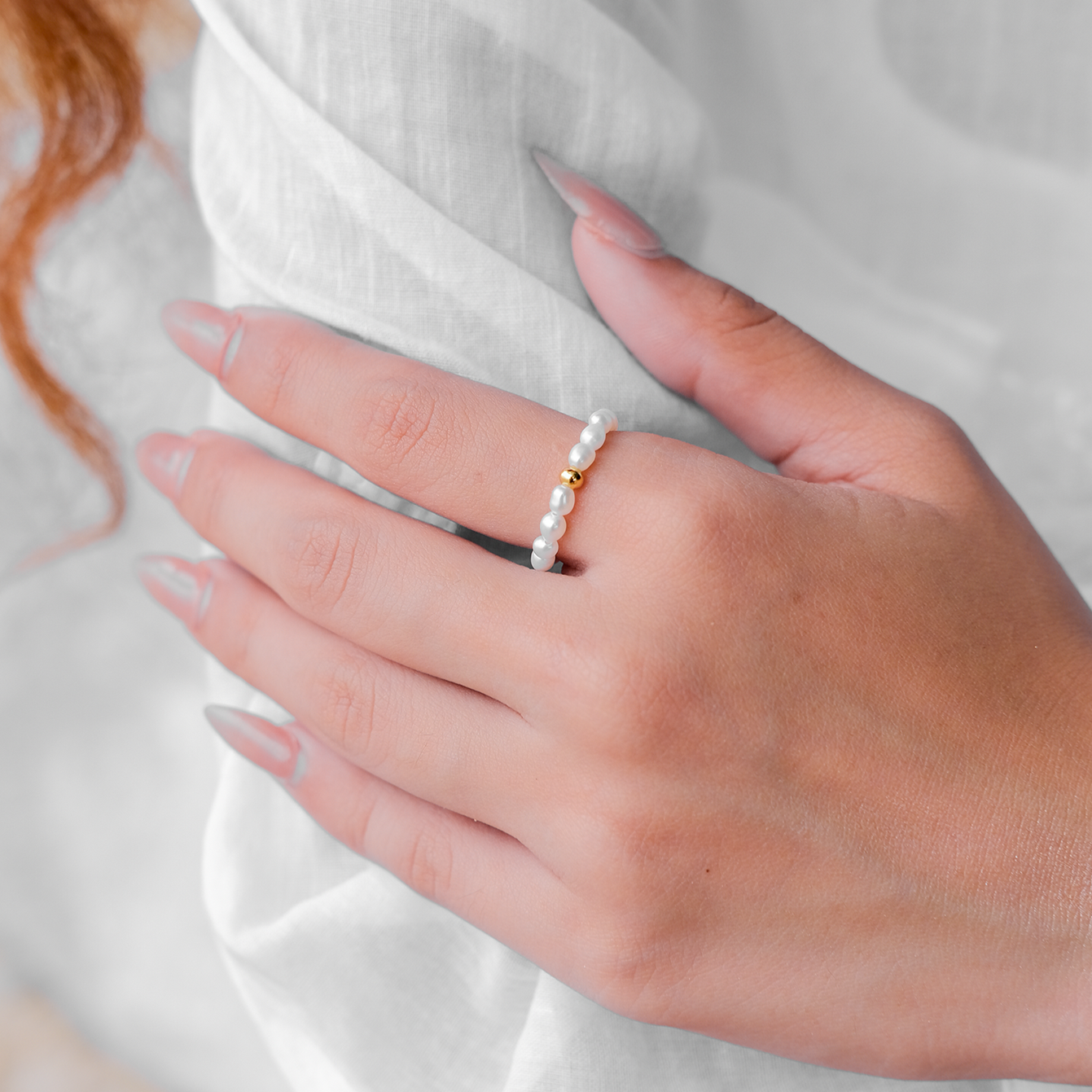Luminous Pearl Ring