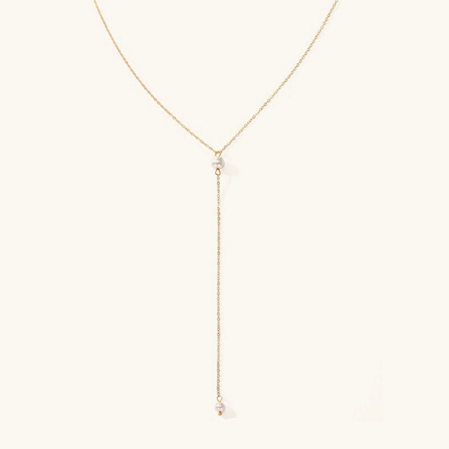Elegant Pearl Drop Necklace