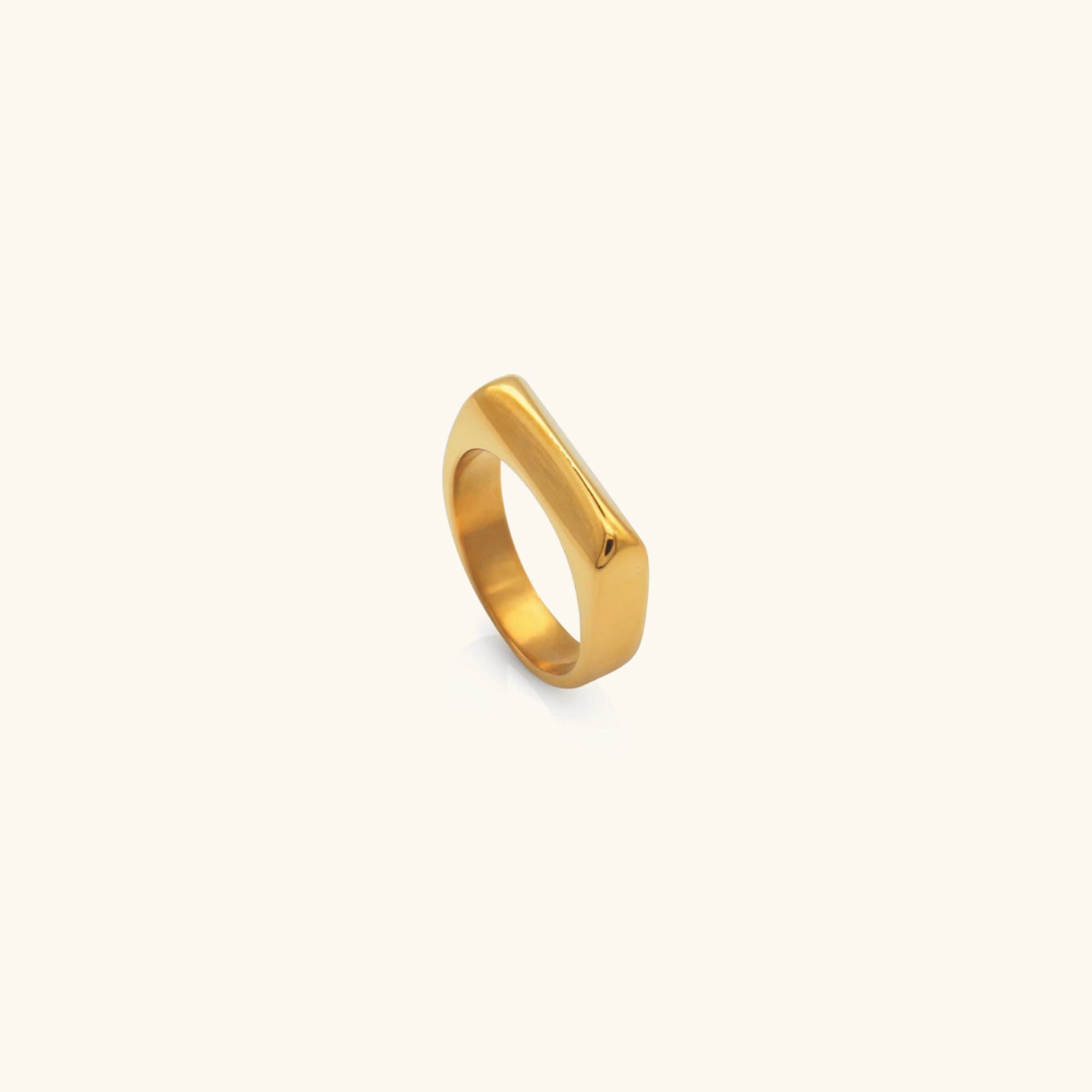 Aura Geometric Gold Ring