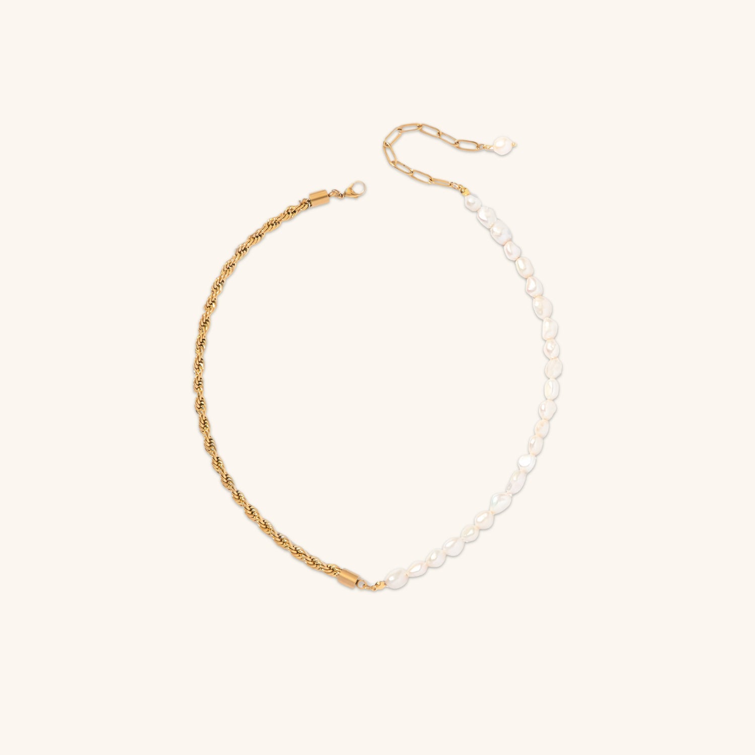 Aethelred Gold Pearl Choker