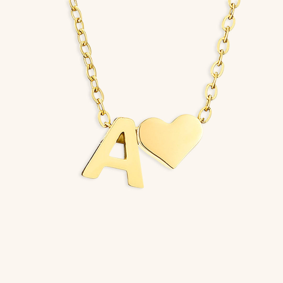 Personalized Initial Gold Necklace