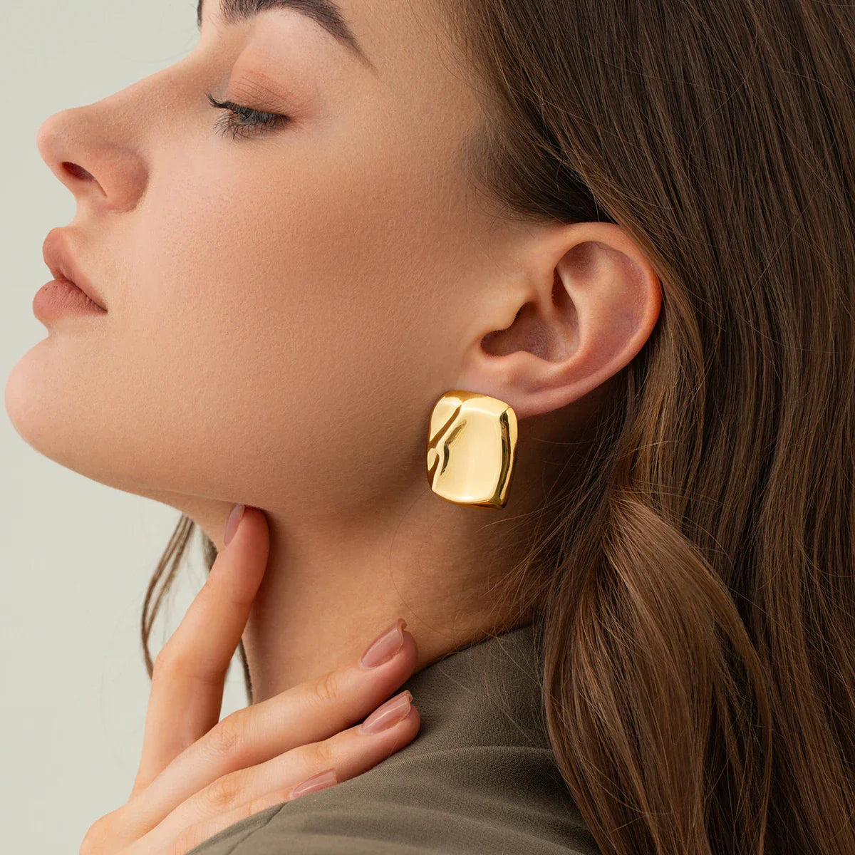 Ethereal Gold Studs