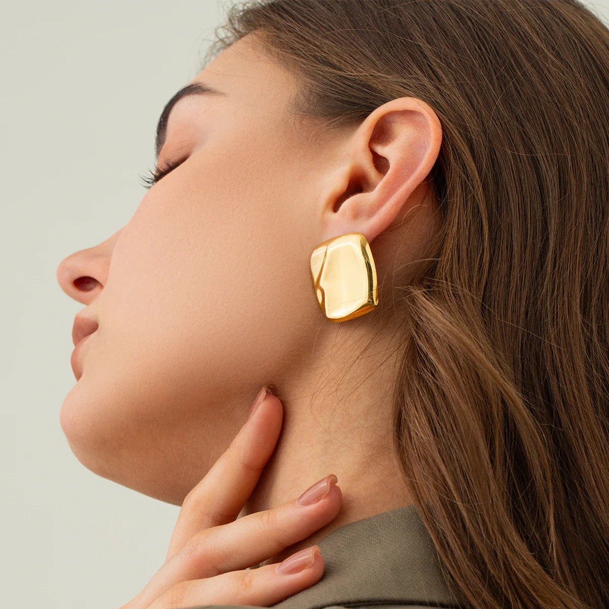 Ethereal Gold Studs