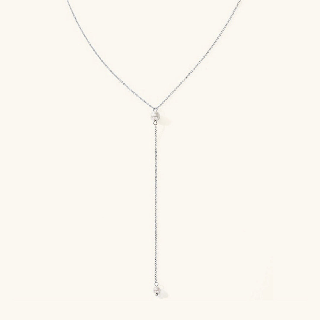 Elegant Pearl Drop Necklace