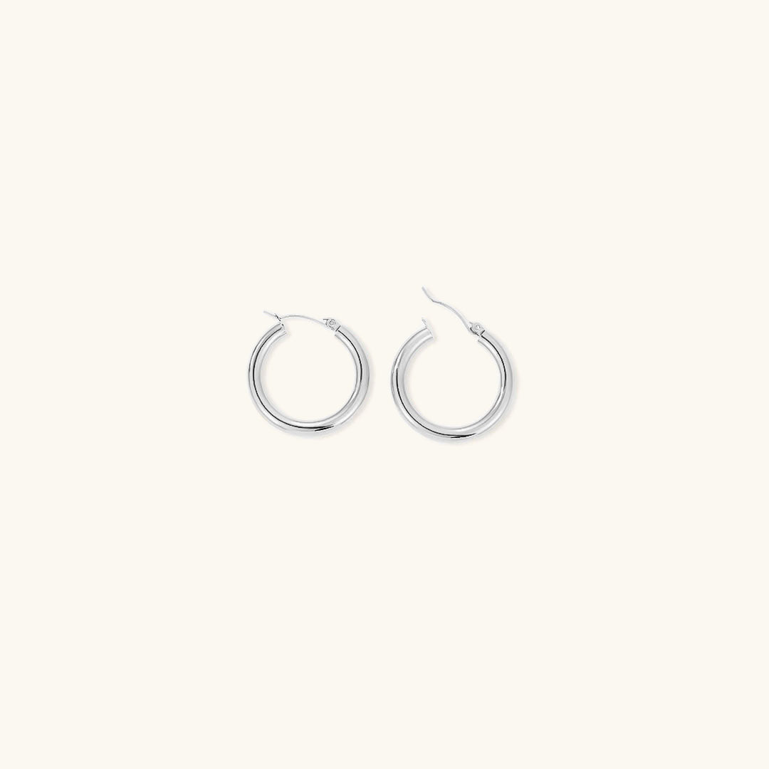 Chunky Gold & Silver Statement Hoops