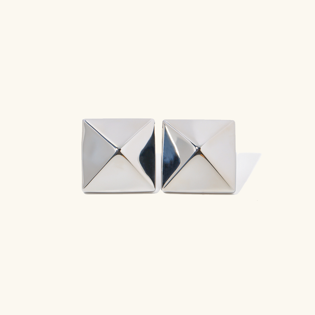 Barbara Edgy Gold Earrings