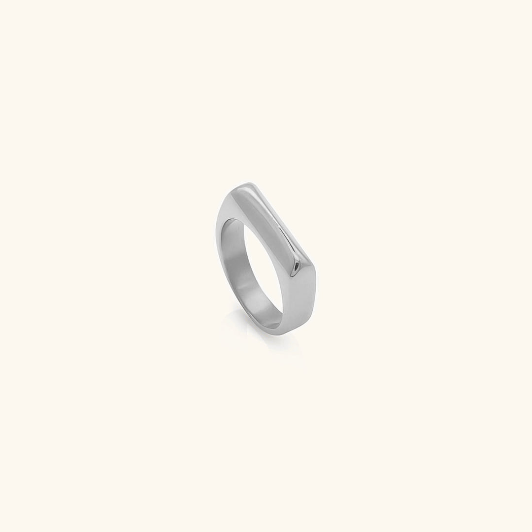 Aura Geometric Gold Ring