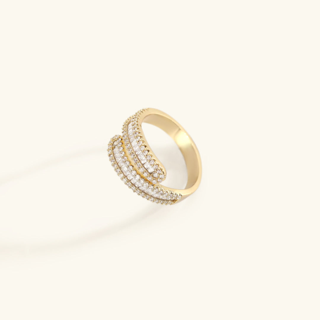 Dazzling Clarity Adjustable Ring
