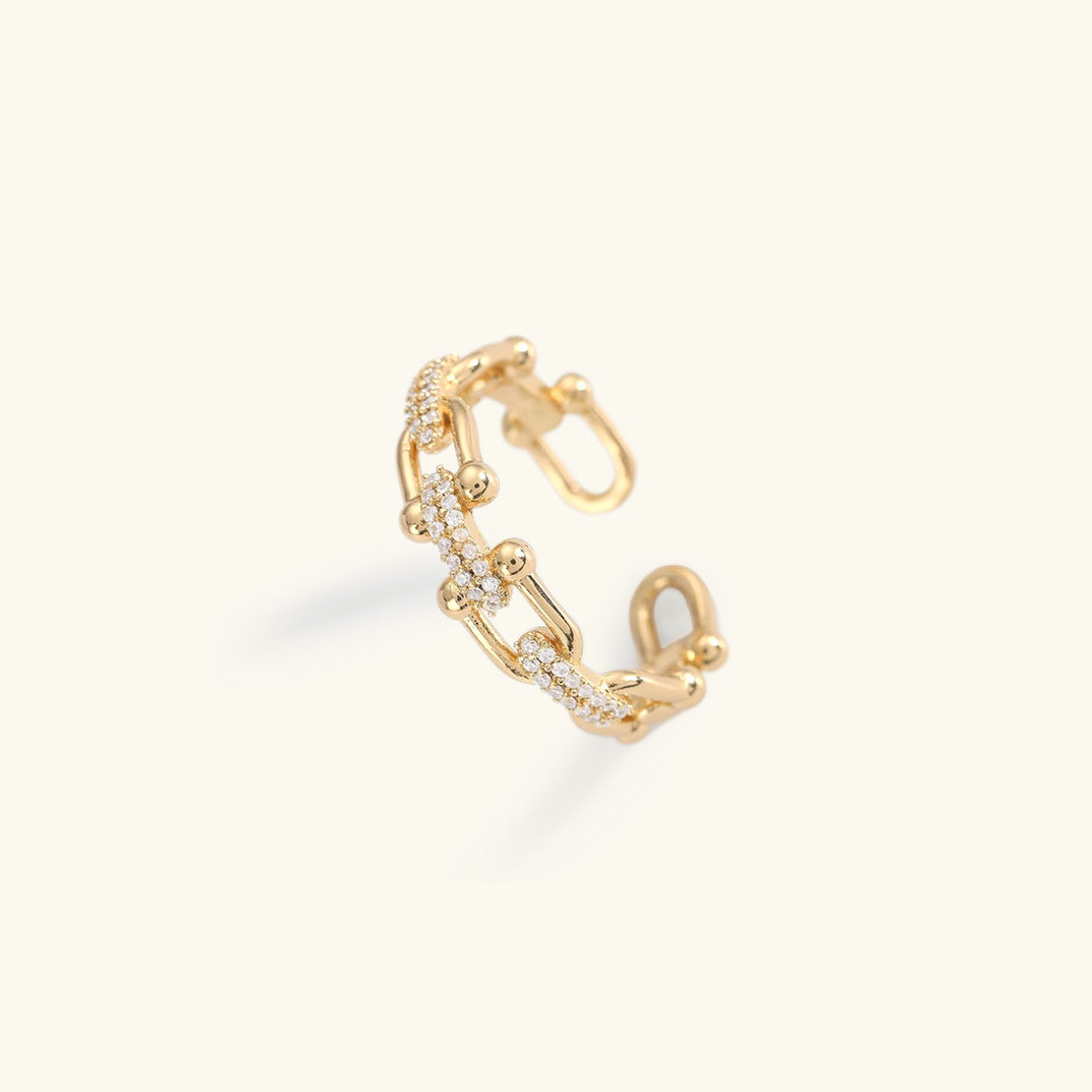 Luxe Radiance Gold Ring