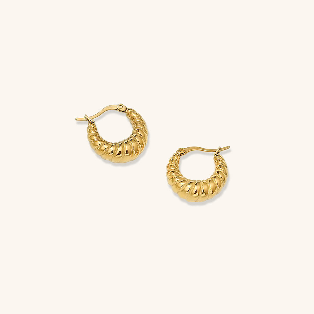 Golden Pastry Hoops