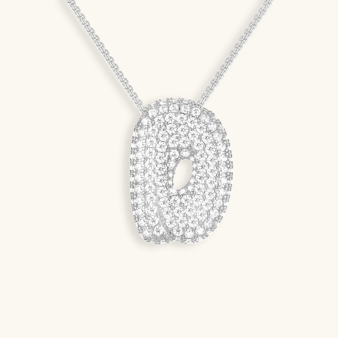 Bespoke Diamond Initial Pendant Necklace
