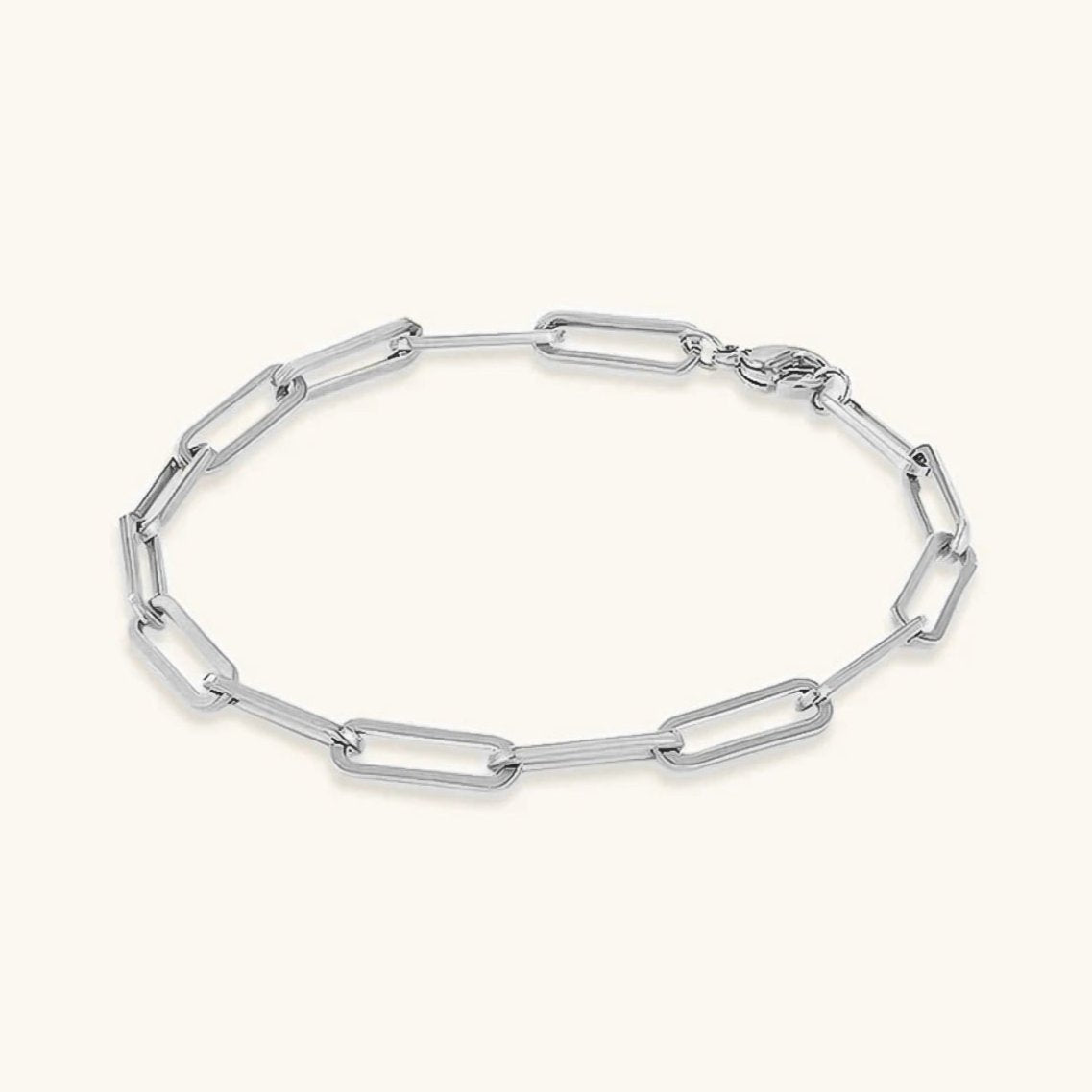 Retro Gold Paperclip Bracelet