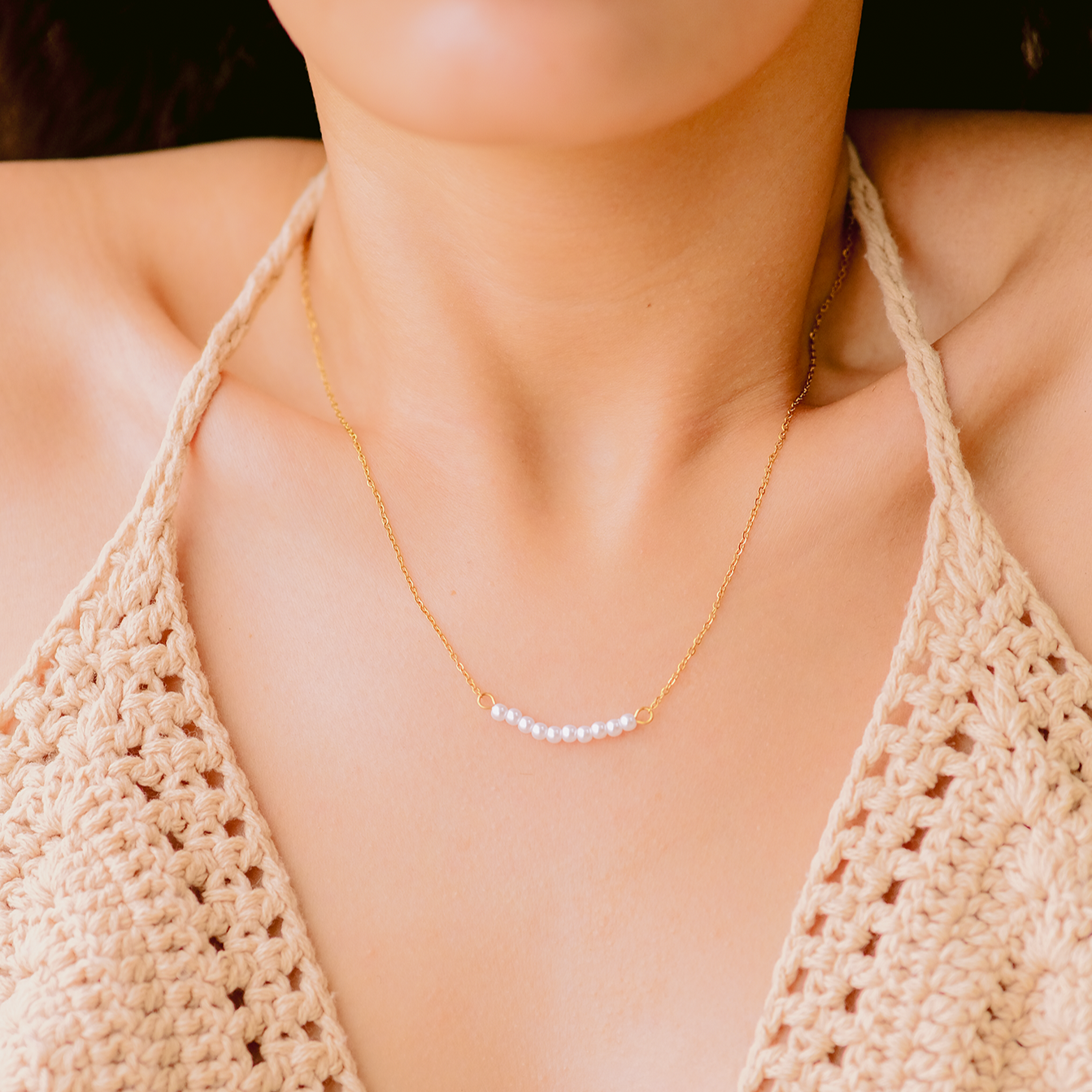 Elegant Freshwater Pearl Strand Necklace