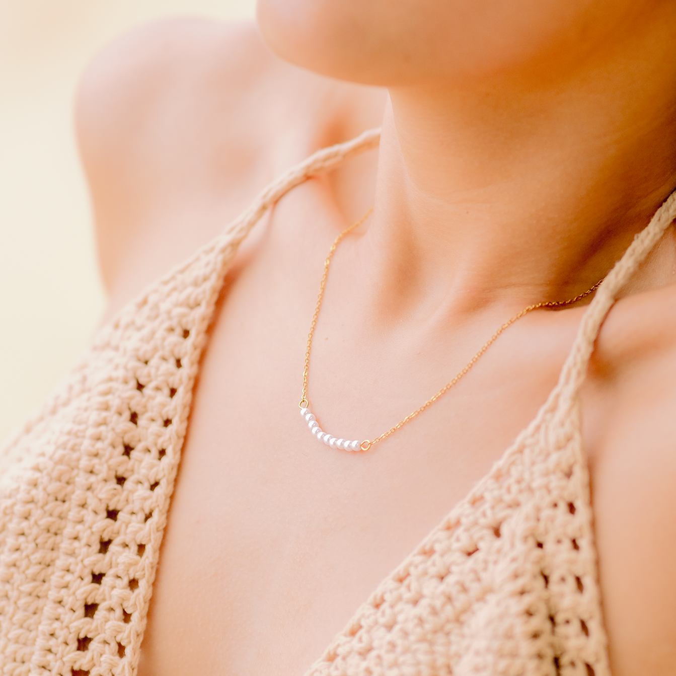 Elegant Freshwater Pearl Strand Necklace