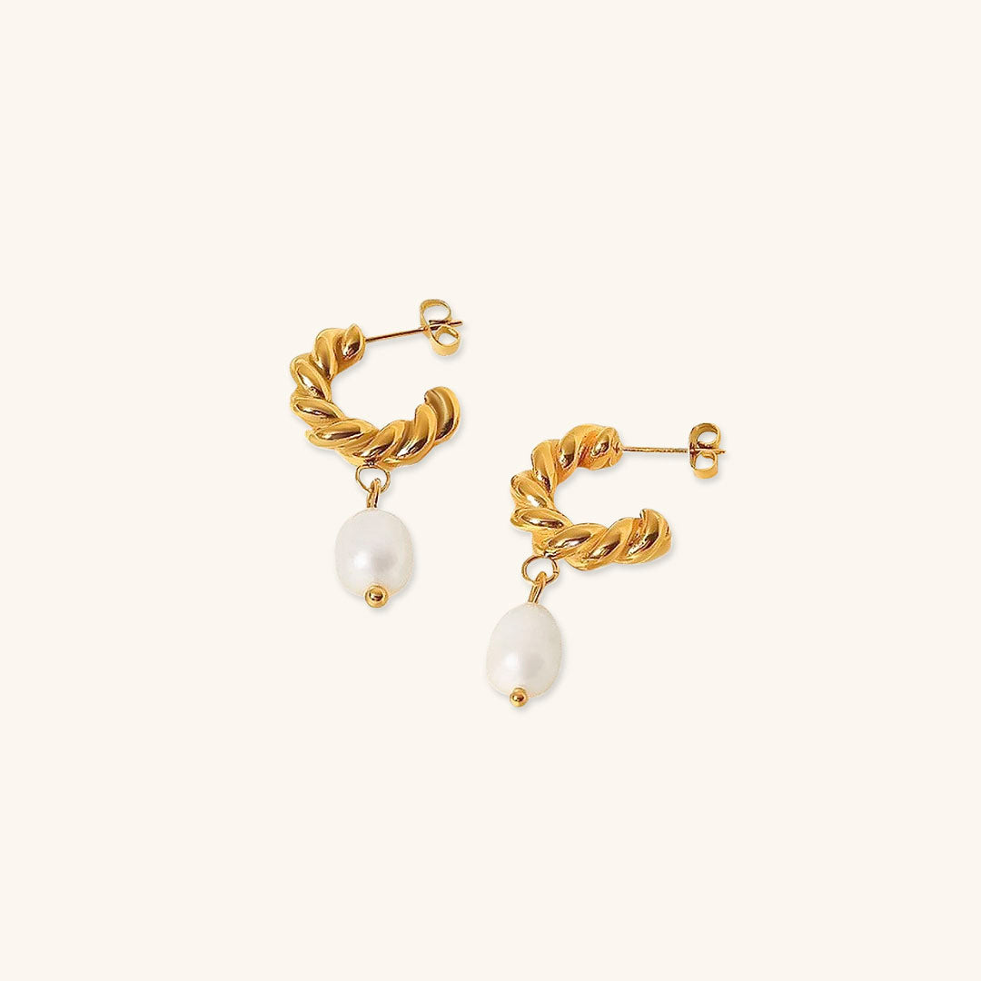Ethereal Pearl Dangle Earrings