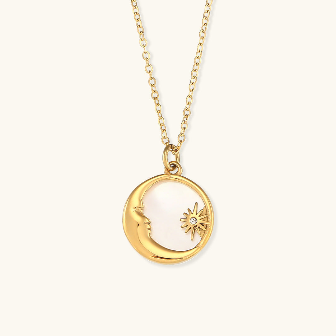 Stellar Radiance Gold Necklace