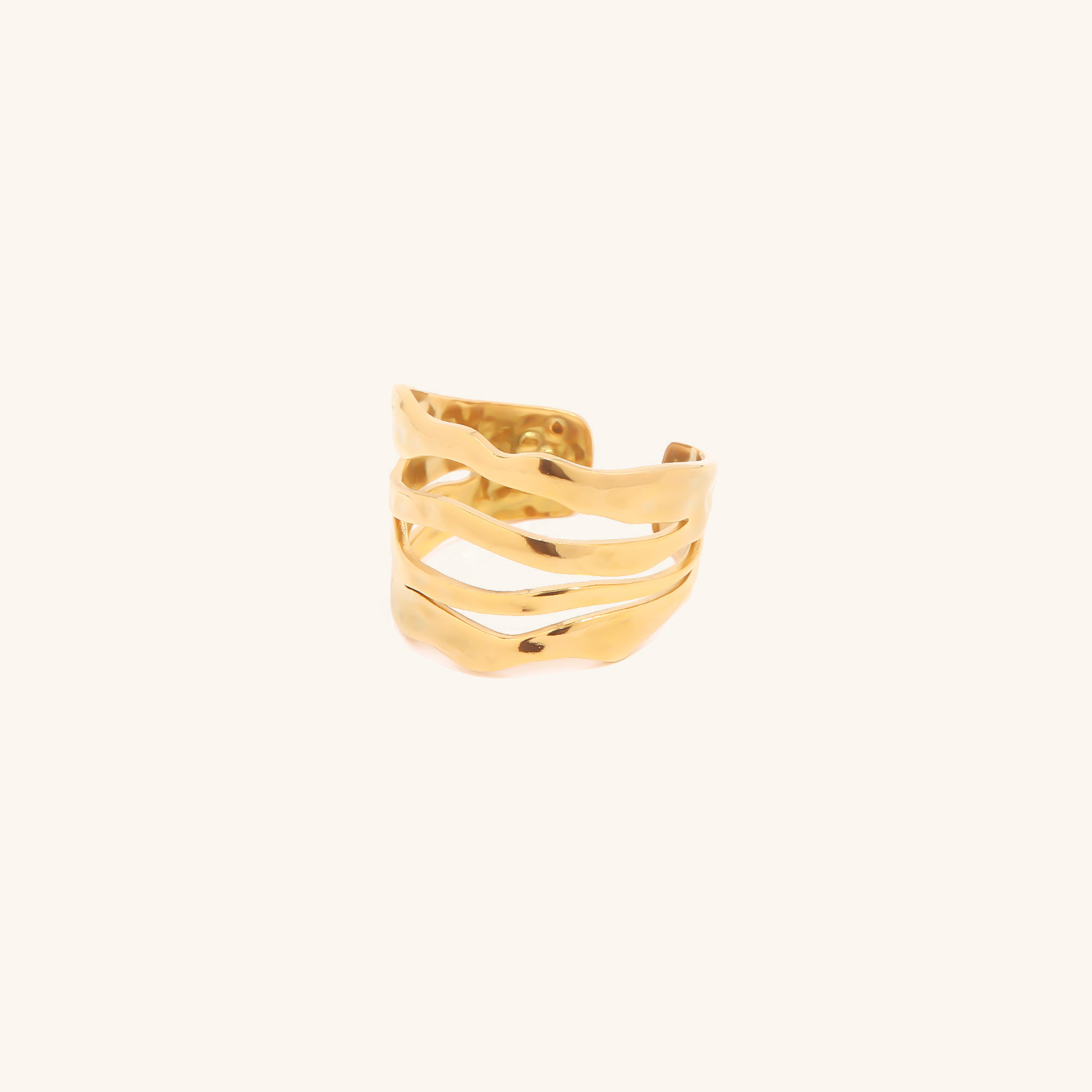Aurelia Sculpted Gold Ring