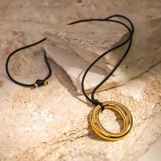 Ethereal Gold Ring Pendant