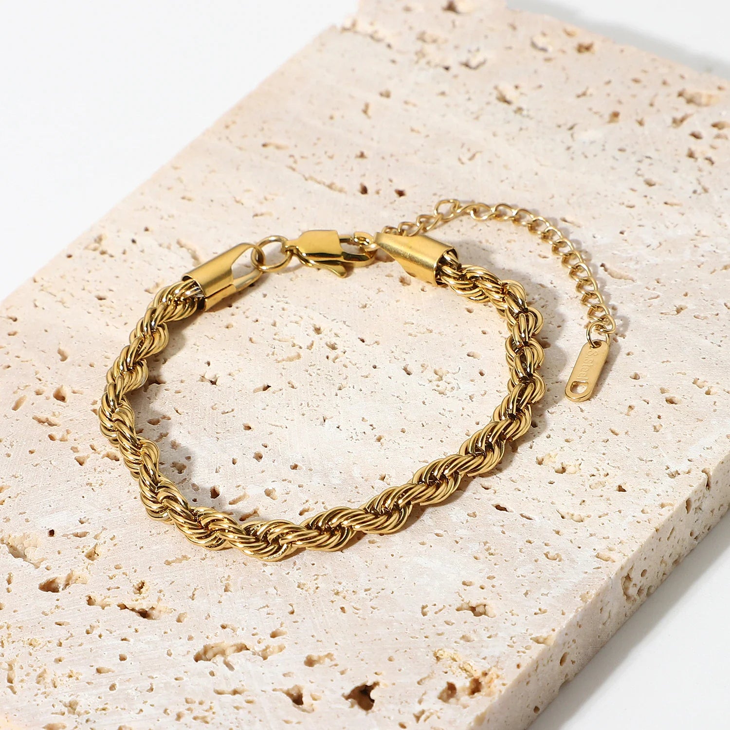 Ethereal Gold Rope Bracelet