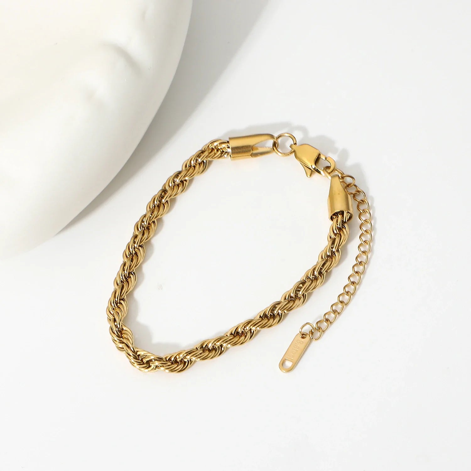 Ethereal Gold Rope Bracelet