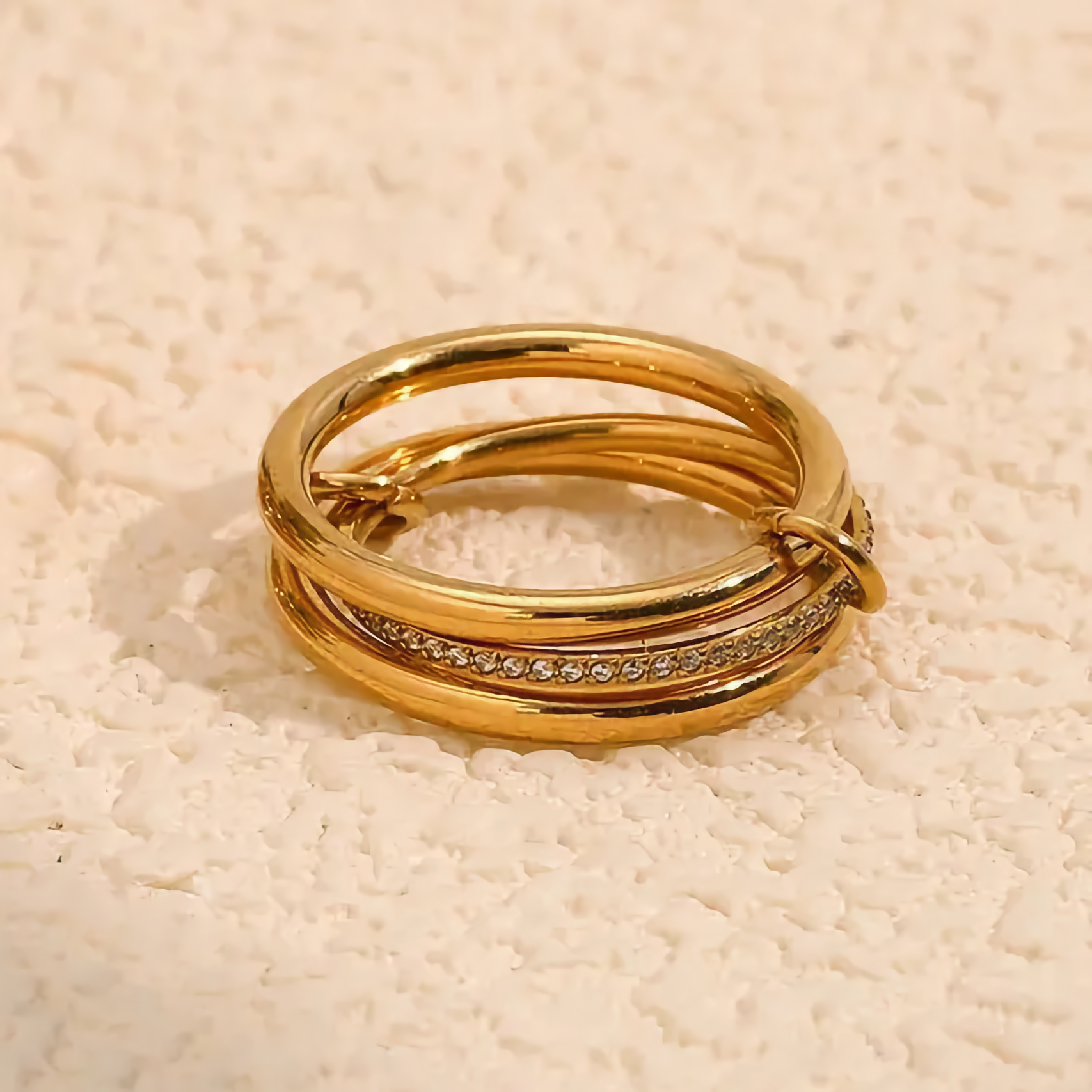 Dara Sparkling Ring Stack