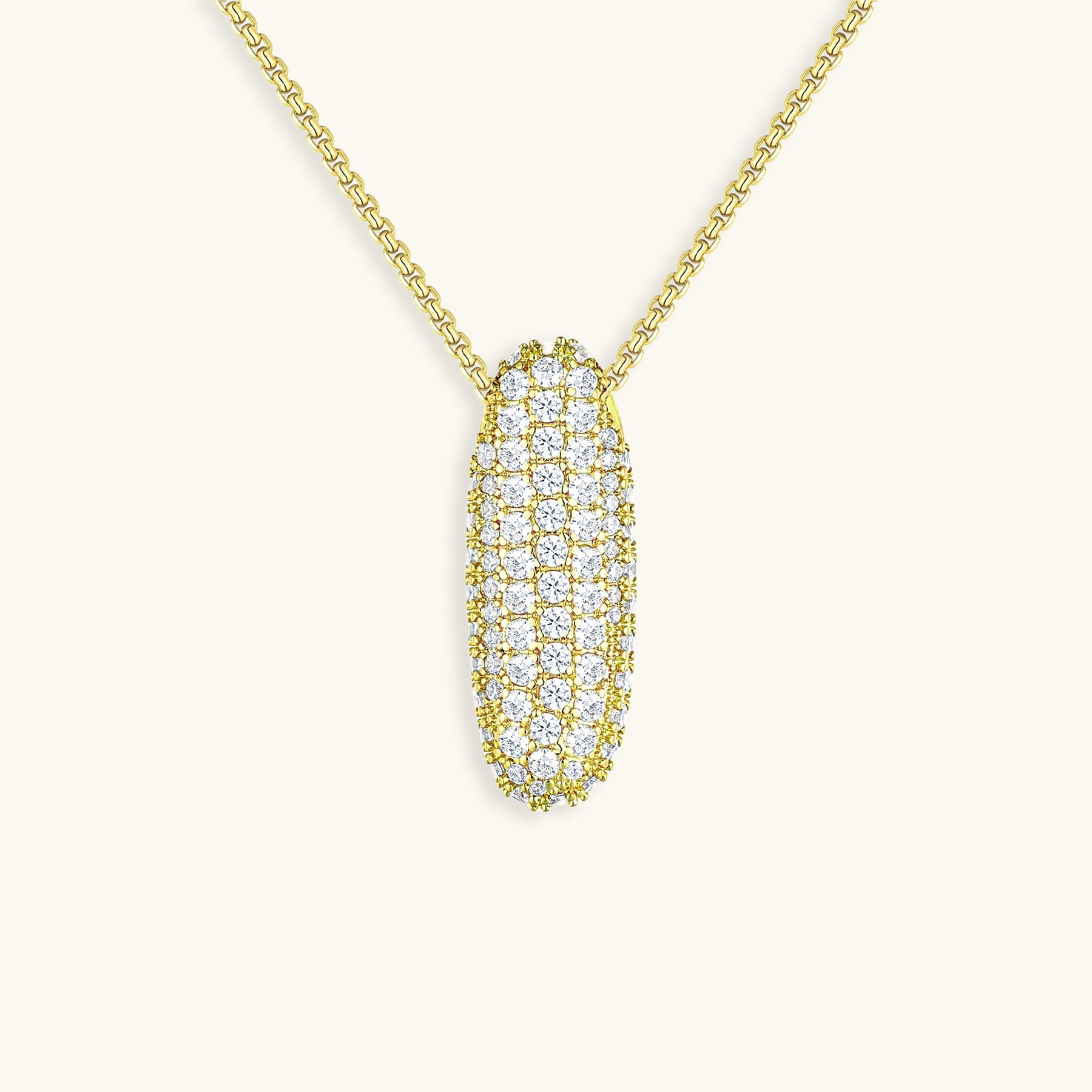 Bespoke Diamond Initial Pendant Necklace