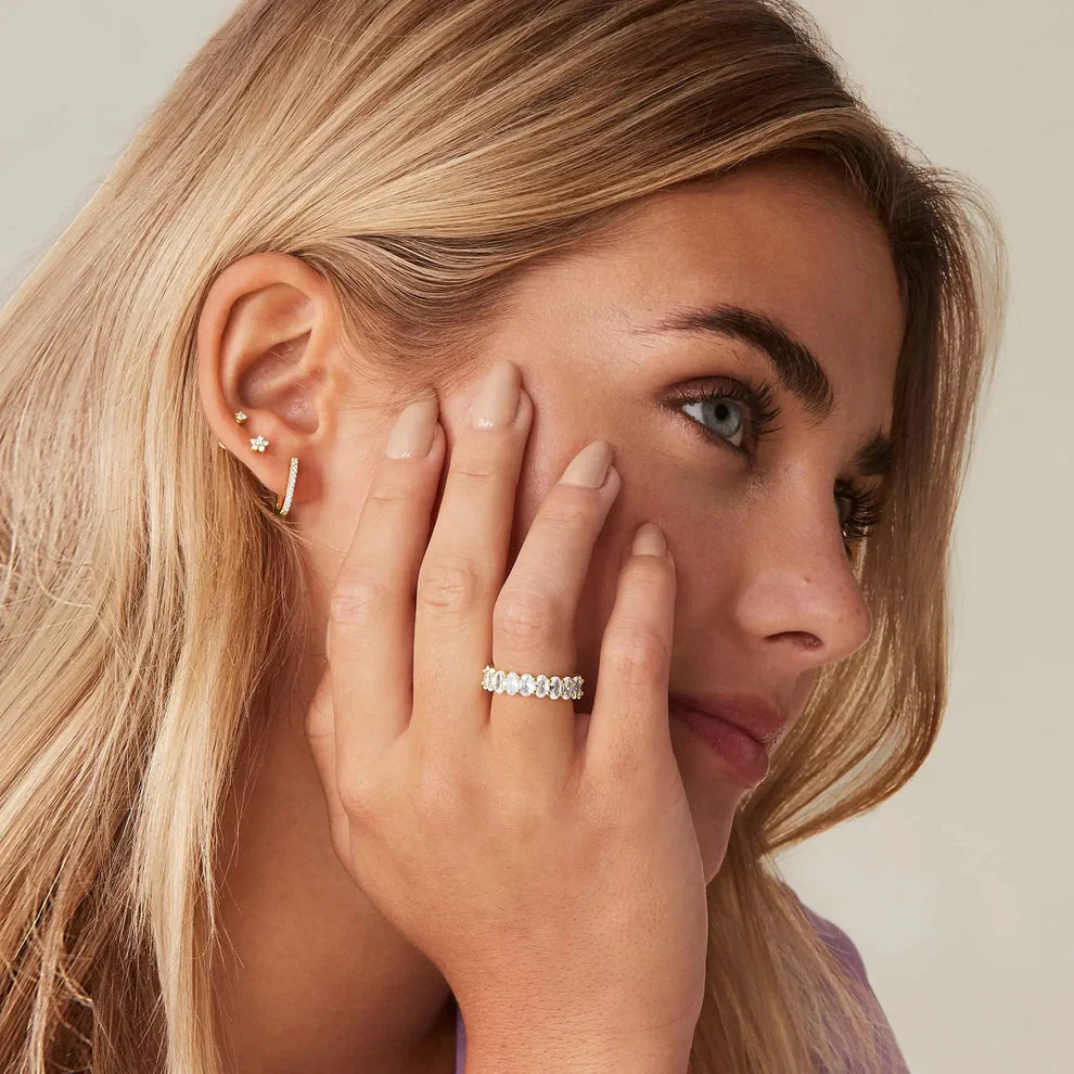 Antoinette Emerald Gold Ring