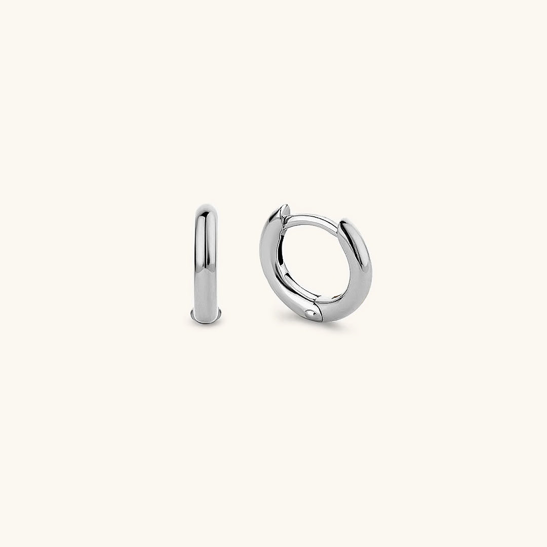 Ingrid Elegant Dual-Tone Hoops