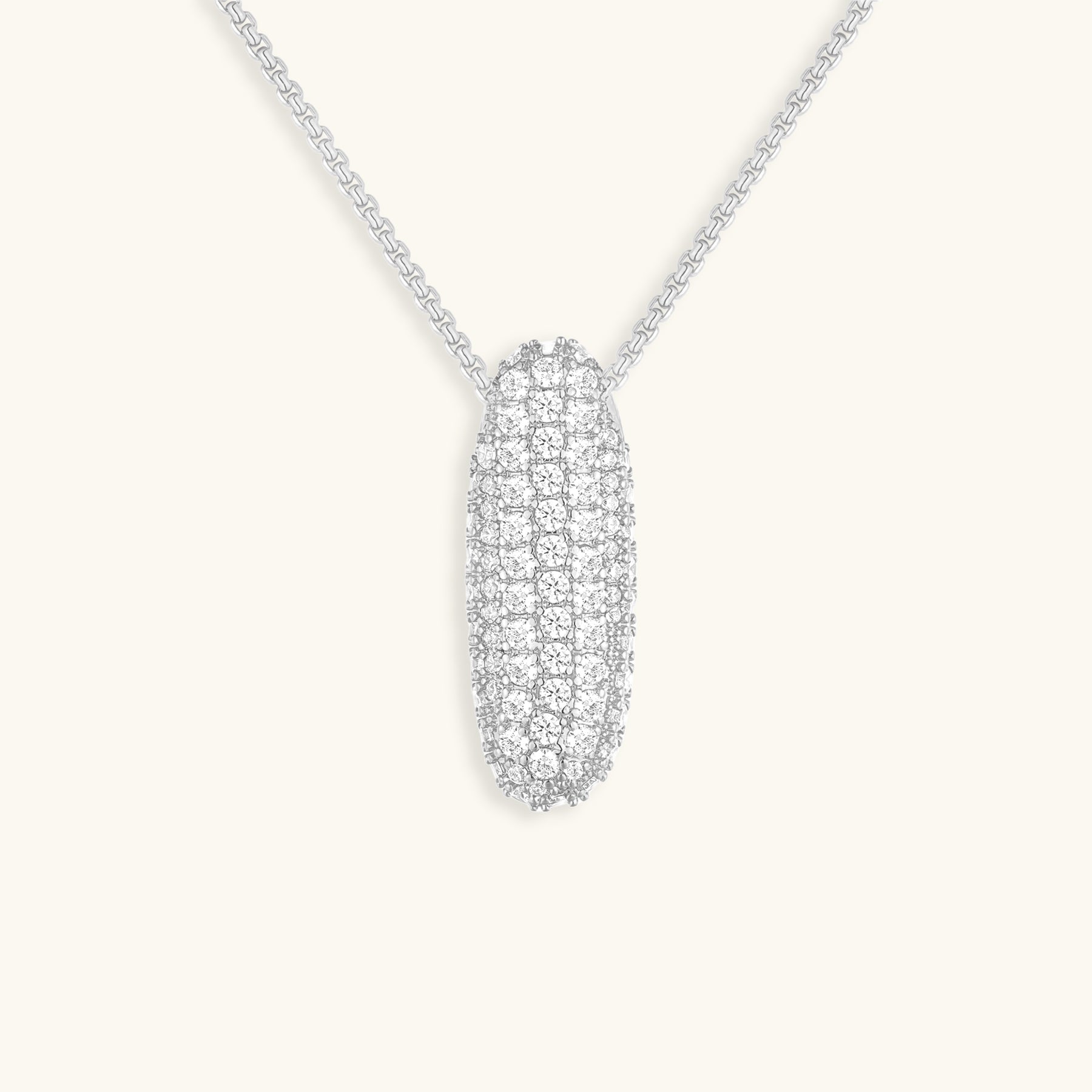 Bespoke Diamond Initial Pendant Necklace