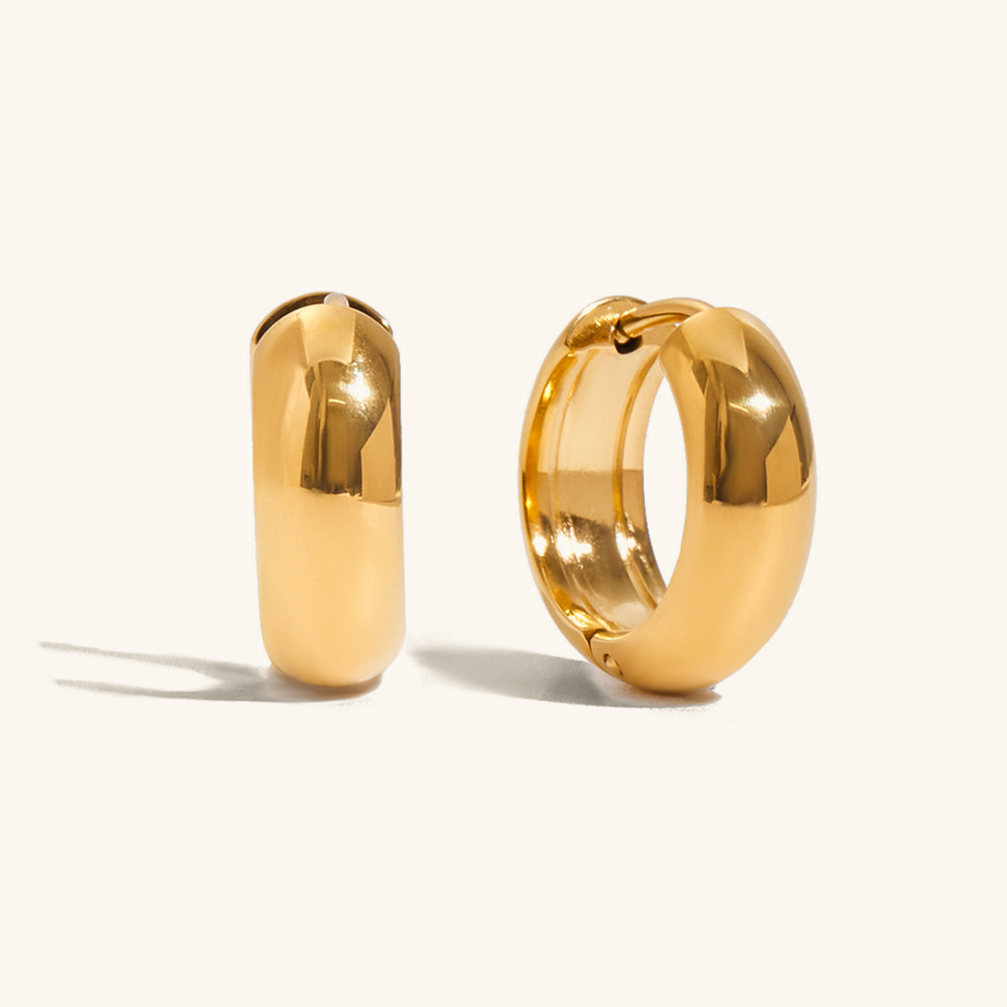 GlowStack Gold Hoop Trio