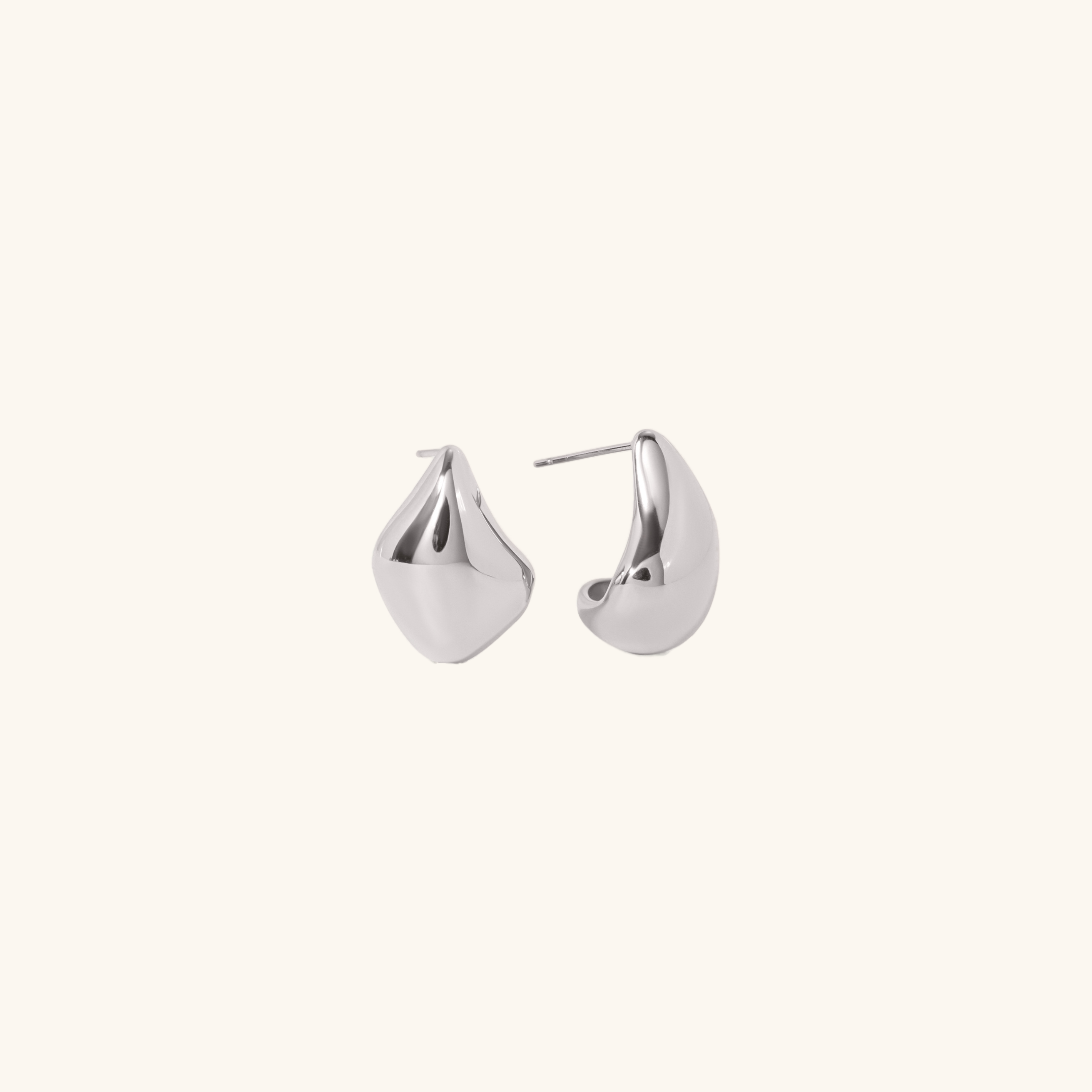 Elegant Bean Drop Earrings
