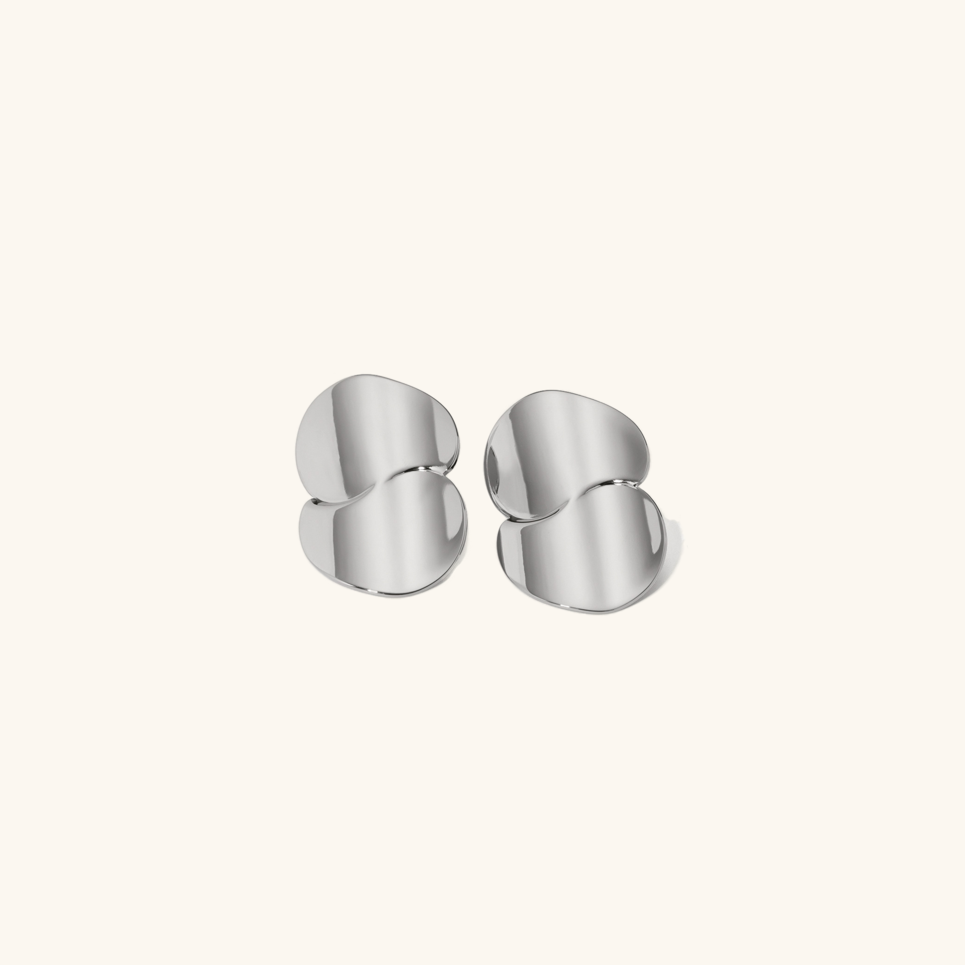 Intertwined Discs Earrings