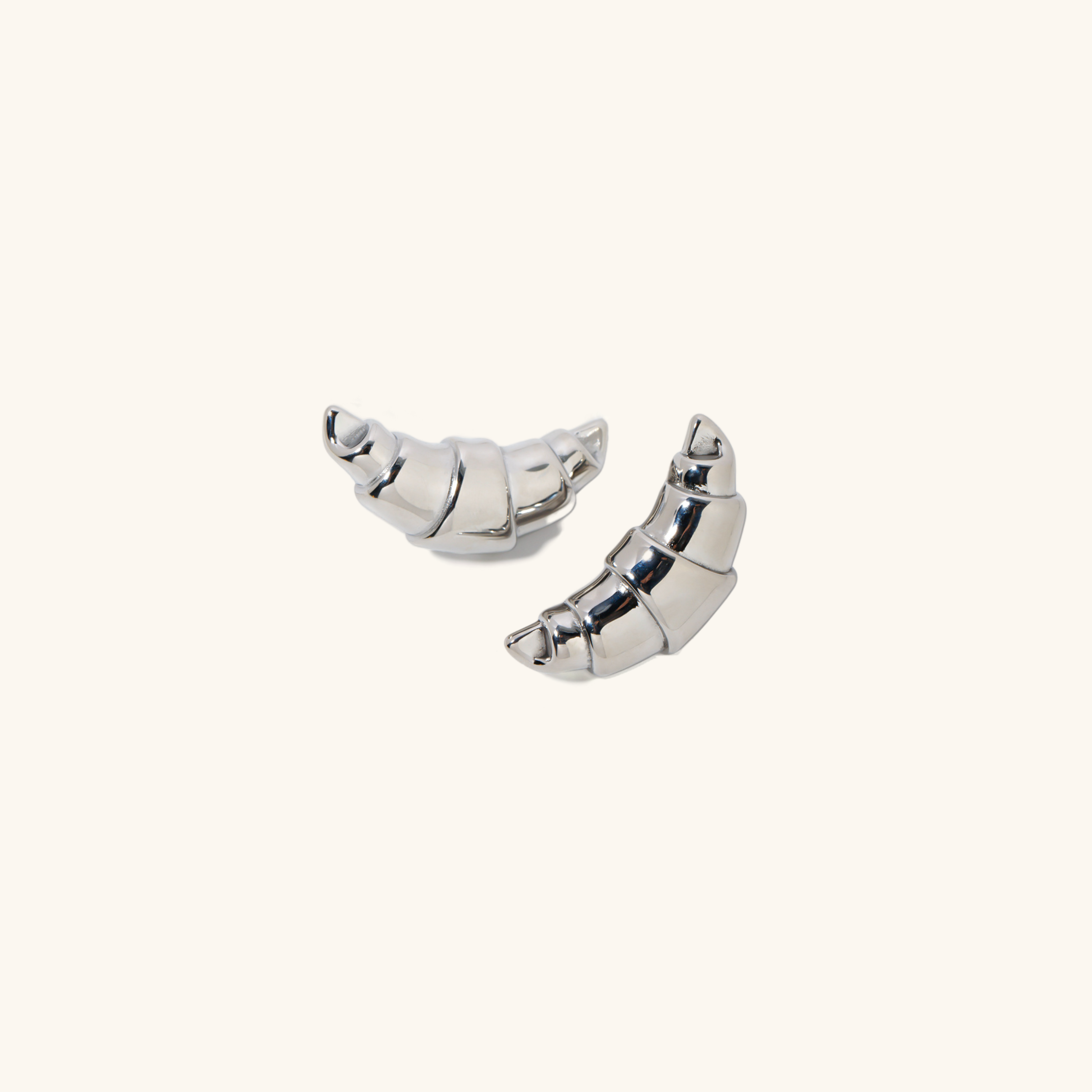 Emberly Croissant Gold Earrings