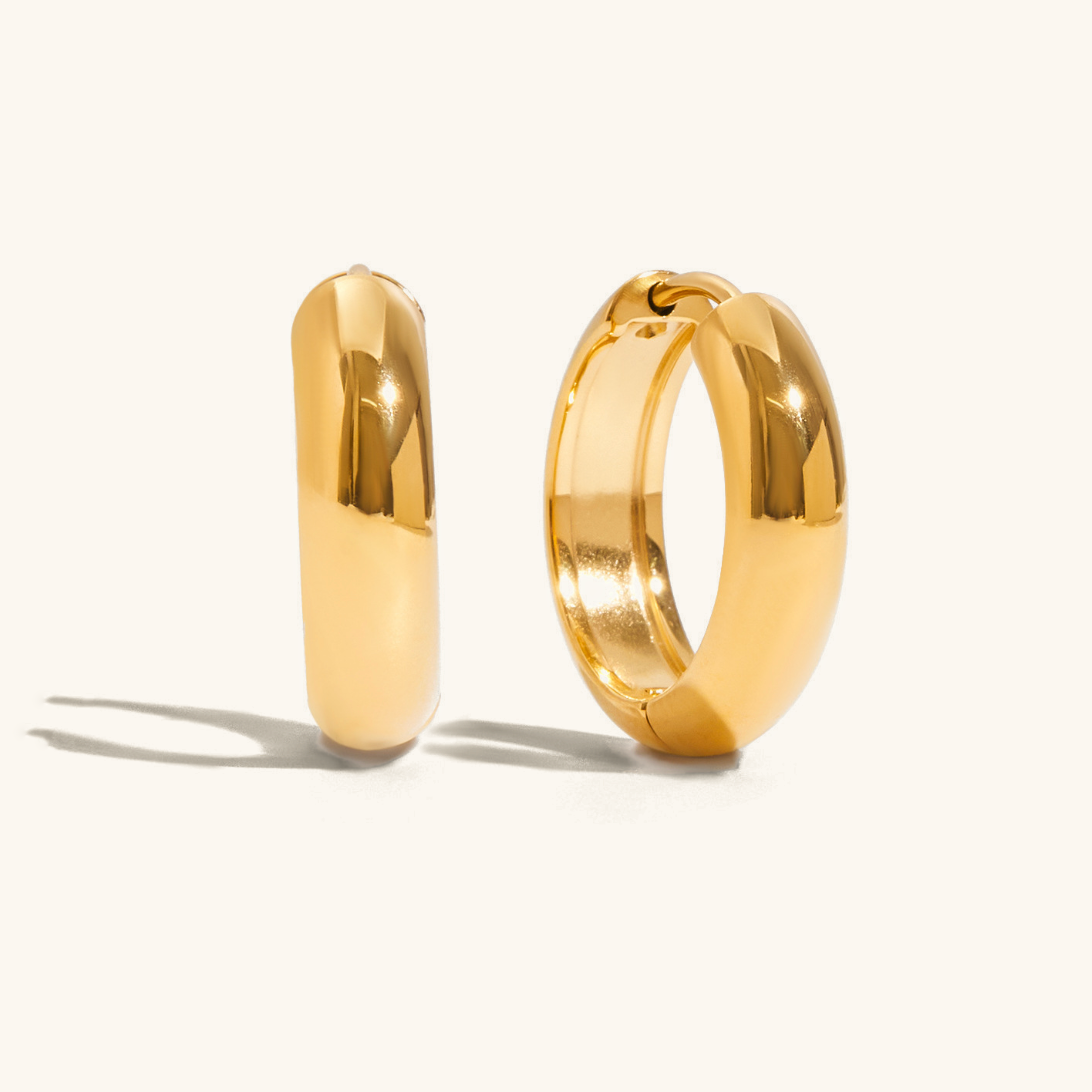GlowStack Gold Hoop Trio