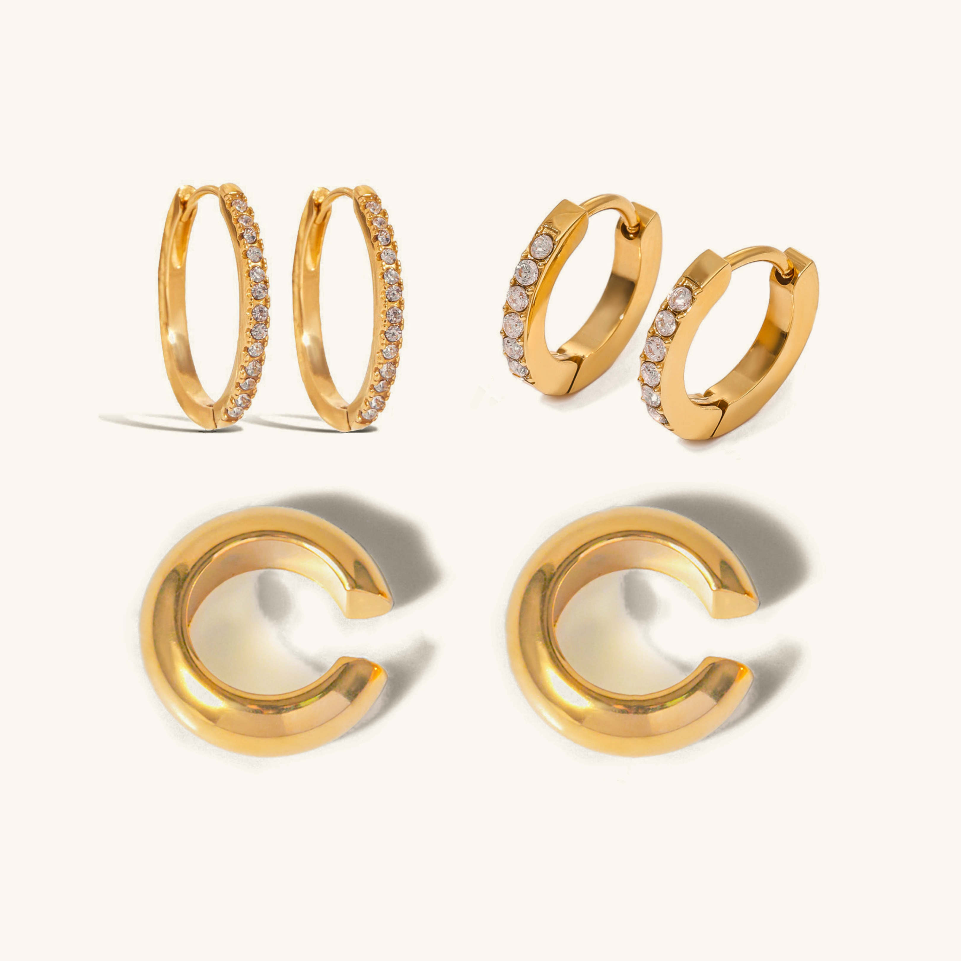 Krisha Elegant Hoop Set